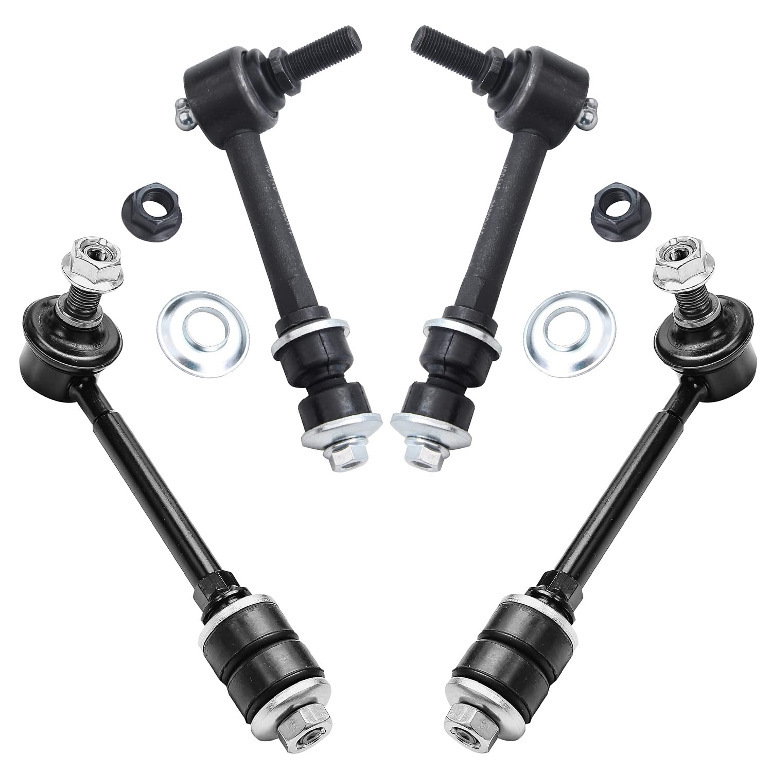 Detroit Axle - 4pc Sway Bars for 1996-2002 Toyota 4Runner, 4 Front and Rear Stabilizer Sway Bar Links 1997 1998 1999 2000 2001 R