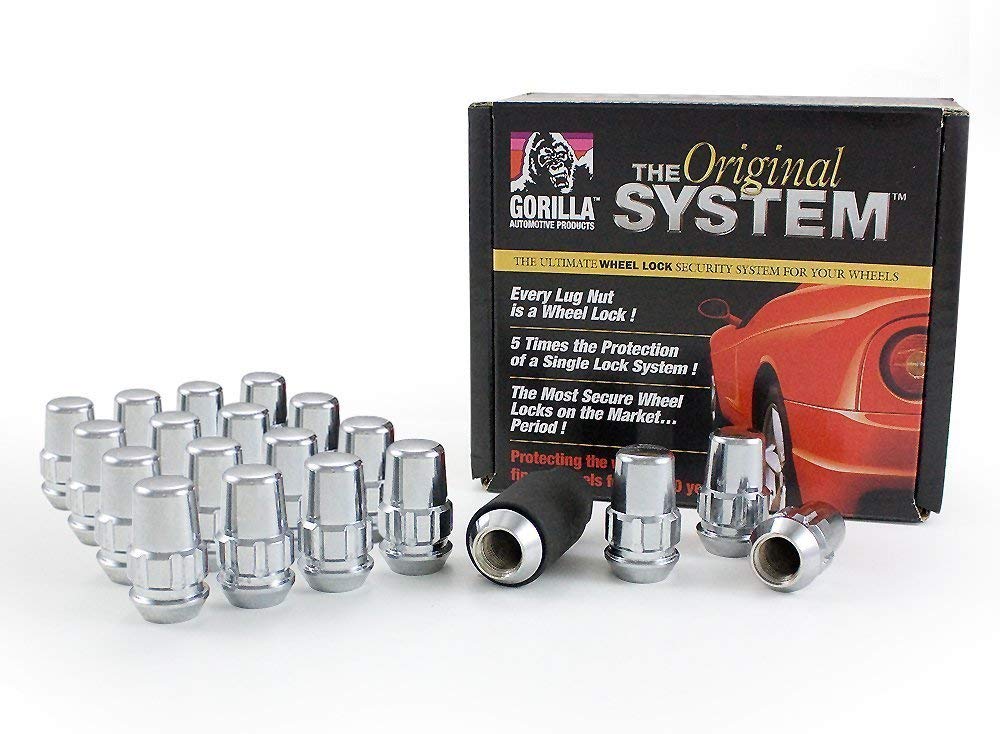 Gorilla Automotive 71644N The System Acorn Wheel Locks (14Mm X 1.50 Thread Size) - For 6 Lug Wheels