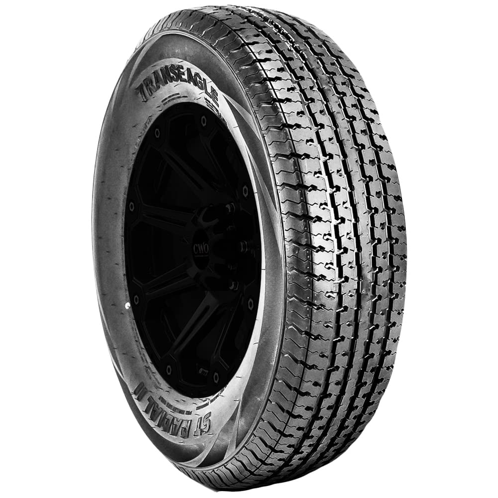 Transeagle St Radial Ii Premium Trailer Radial Tire-St205/75R15 205/75/15 205/75-15 107/102L Load Range D Lrd 8-Ply Bsw Black Si