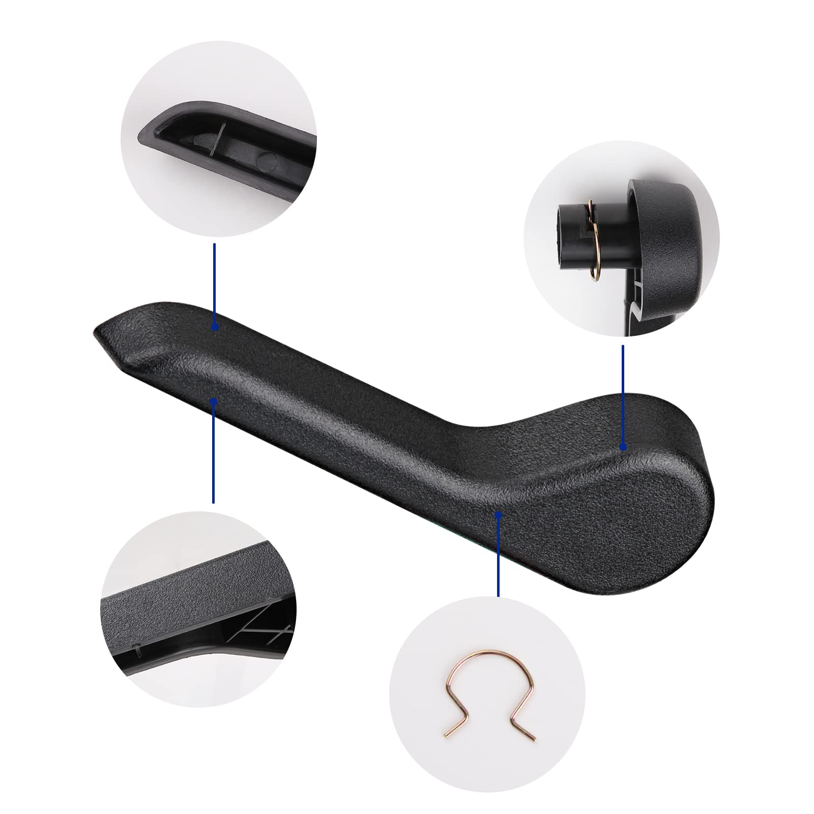 Lcyolada Seat Recliner Handle Lever For 2007-2013 Chevy Chevrolet Avalanche Silverado Suburban, Gmc Sierra Pickup Truck Suv,Repa