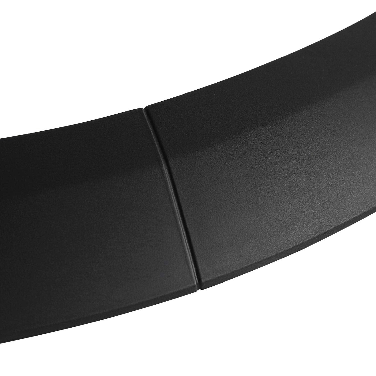 SPEC-D TUNING 4PC Smooth Fender Flares for 2009-2018 Dodge Ram 1500, Black, Polypropylene, Model FDF-RAM0915BK-MP
