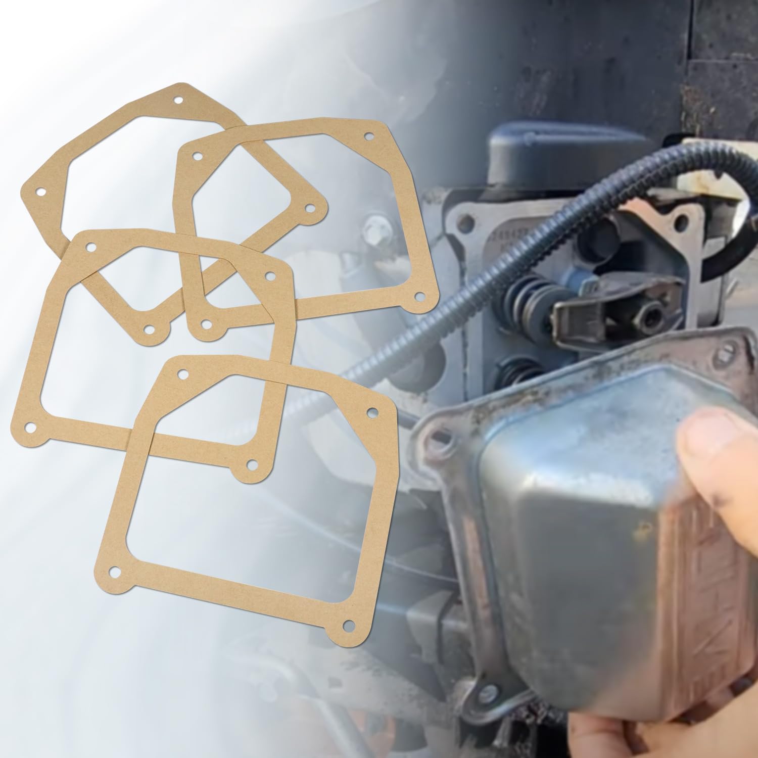 Valve Cover Gaskets Compatible With Kohler 7000 For The 7000 Model Engines With Stamped Steel Valve Covers, 2 Pcs