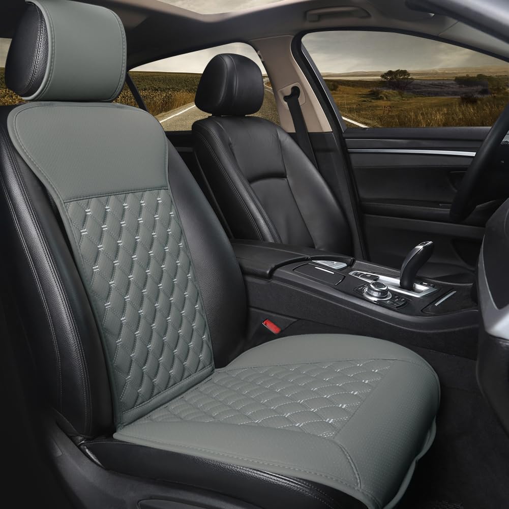 Black Panther Car Seat Cover, Luxury Car Protector, Universal Anti-Slip Driver Seat Cover With Backrest(1 Piece, Gray)