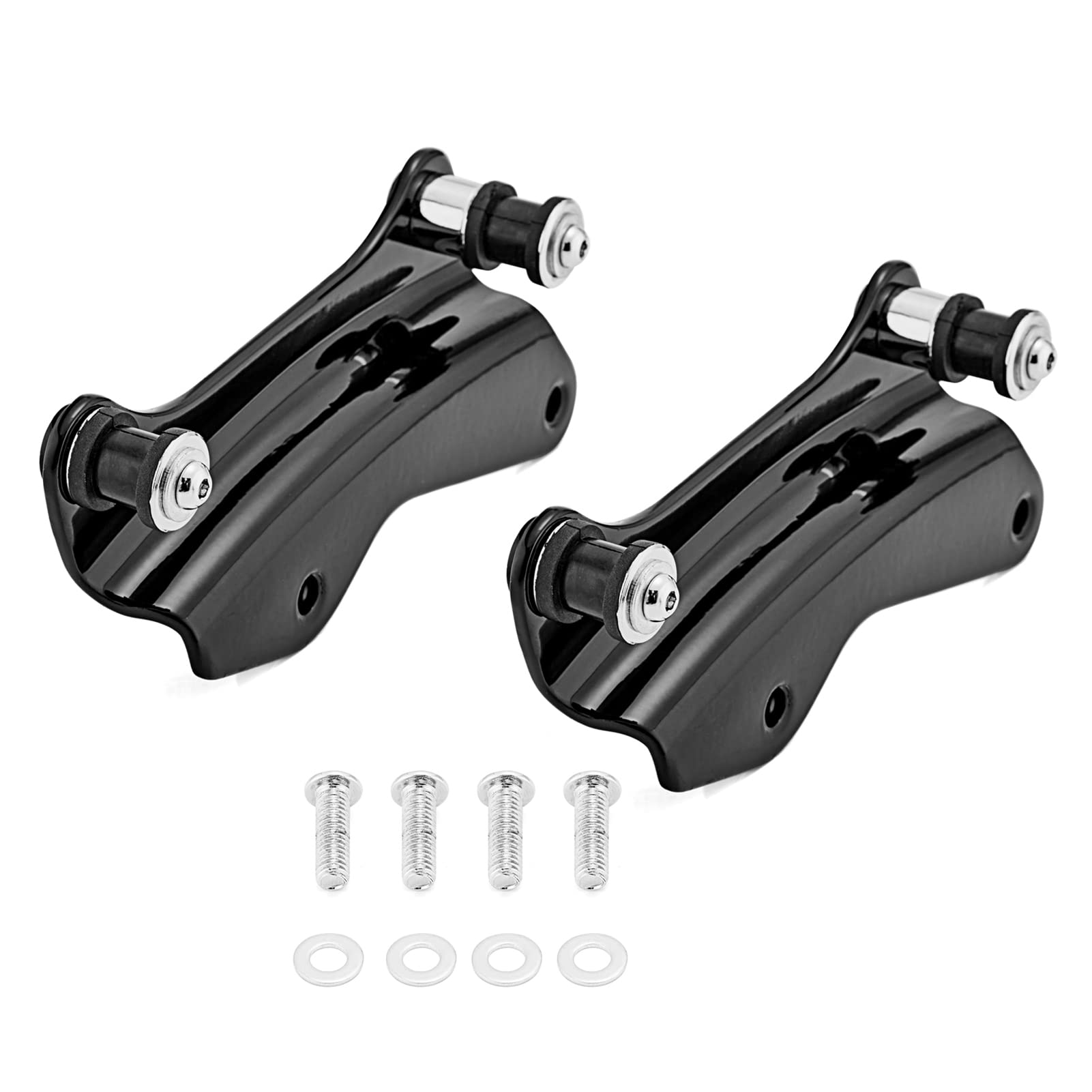 Mofun Quick Release 4 Point Docking Hardware Kit Tour Pack Backrest Docking Kit Fits for 2014-2024 Harley Touring Street Glide R
