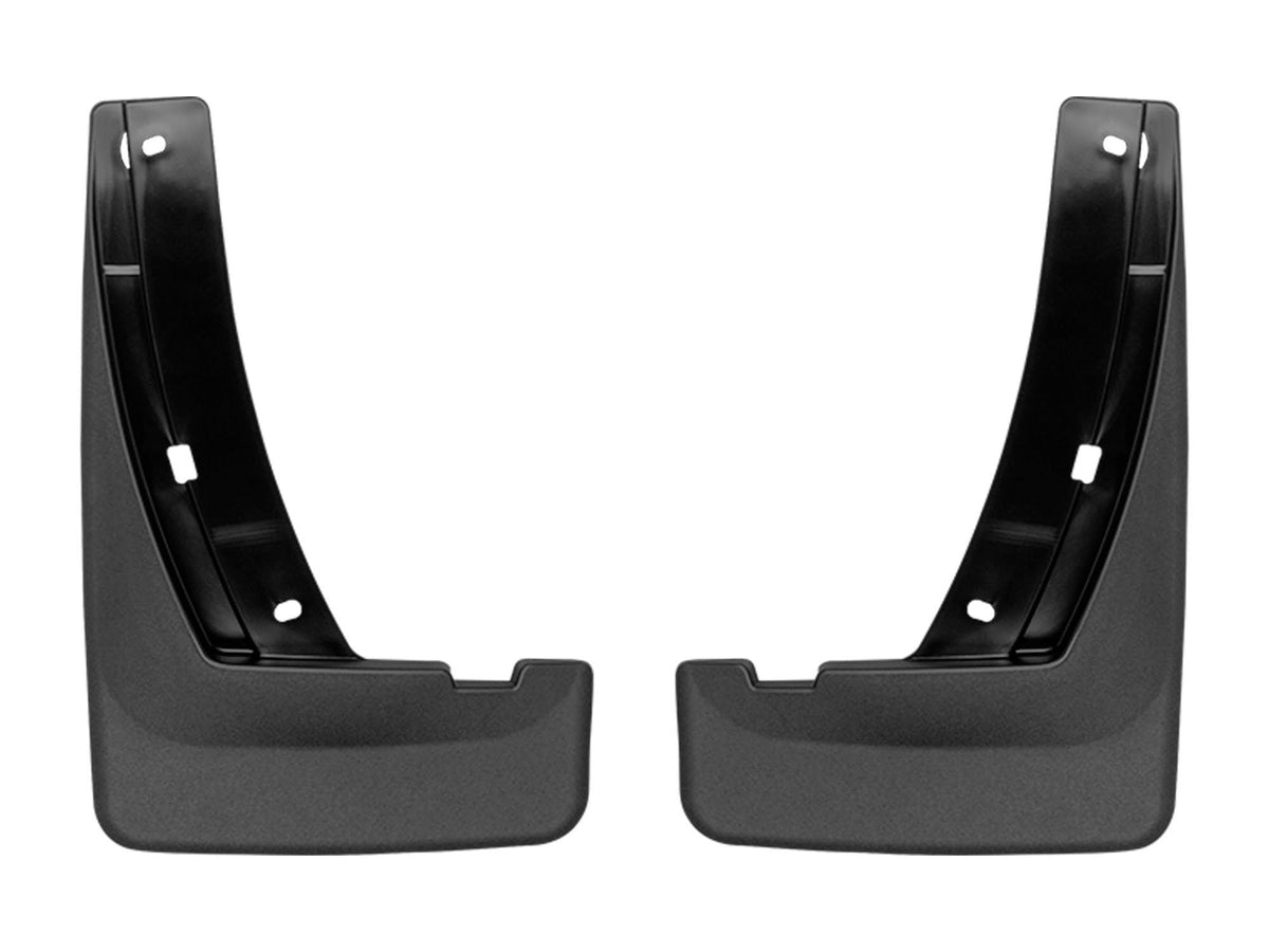 WeatherTech Custom No Drill Splash Guard MudFlaps for Chevrolet Trailblazer - Front Pair (110130), Black