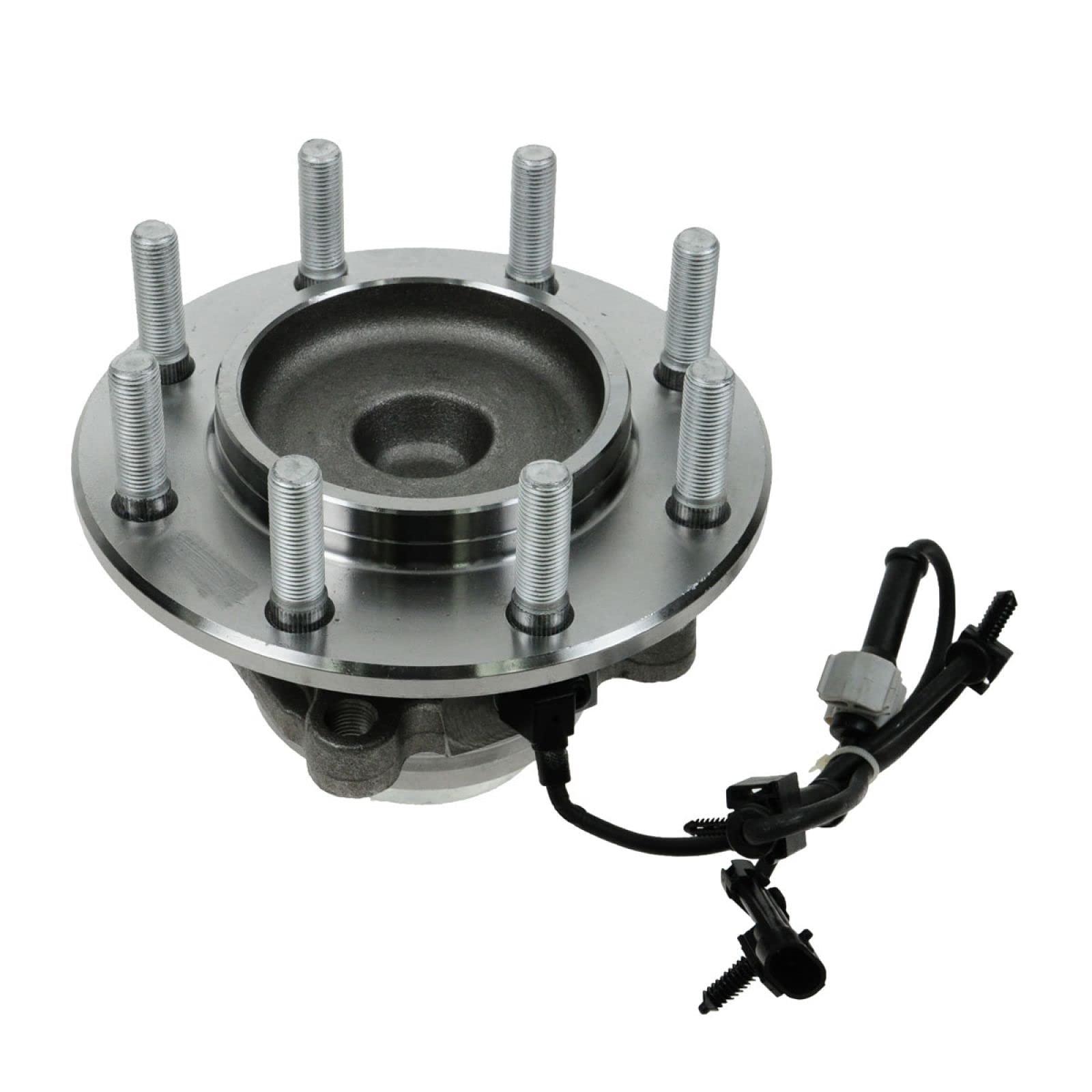 Trq Front Wheel Bearing & Hub Assembly With Abs Sensor Compatible With 2003-2017 Chevrolet Express 3500 2009-2017 Express 4500 G