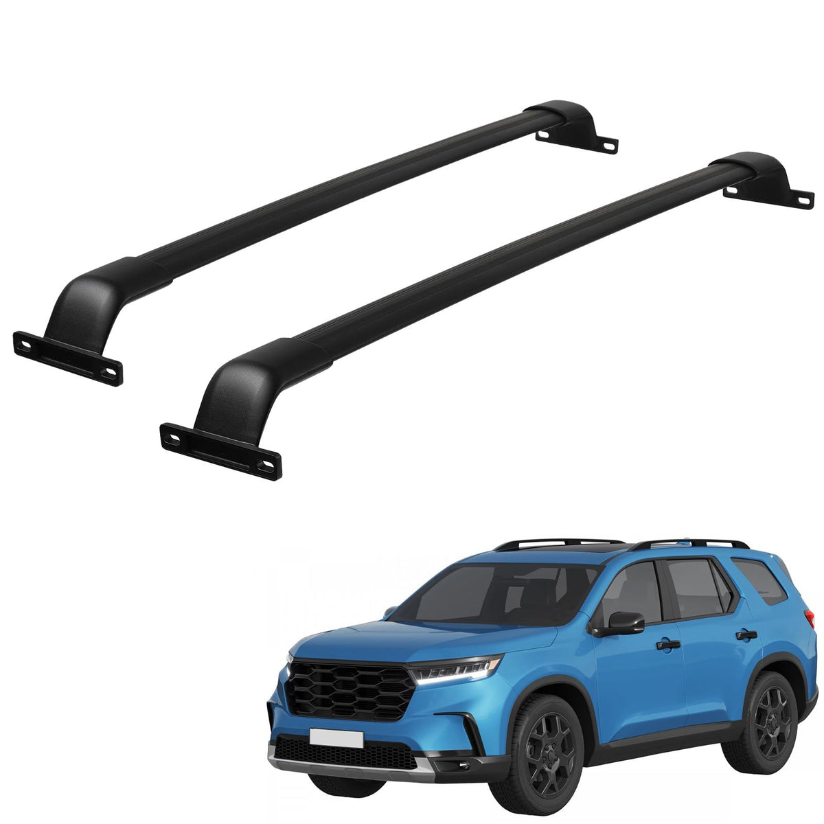 ALAVENTE Heavy Duty 220lbs Roof Rack Cross Bars fits for 2023 2024 2025 Honda Pilot Elite Sport Touring Trailsport(Except LX and