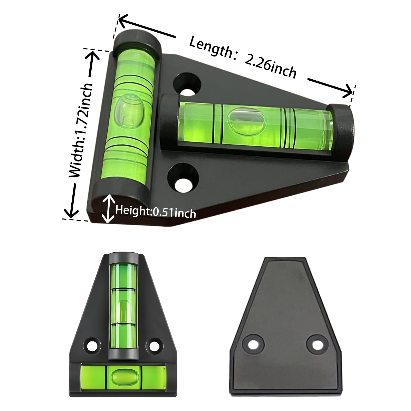 Kohree Rv Leveling Blocks, Up To 35,000 Lbs, Upgrade 2 Packs Sturdy Rv Curved Levelers With 2 Blue Chocks, 2 Non-Slip Mats, 1 Ca