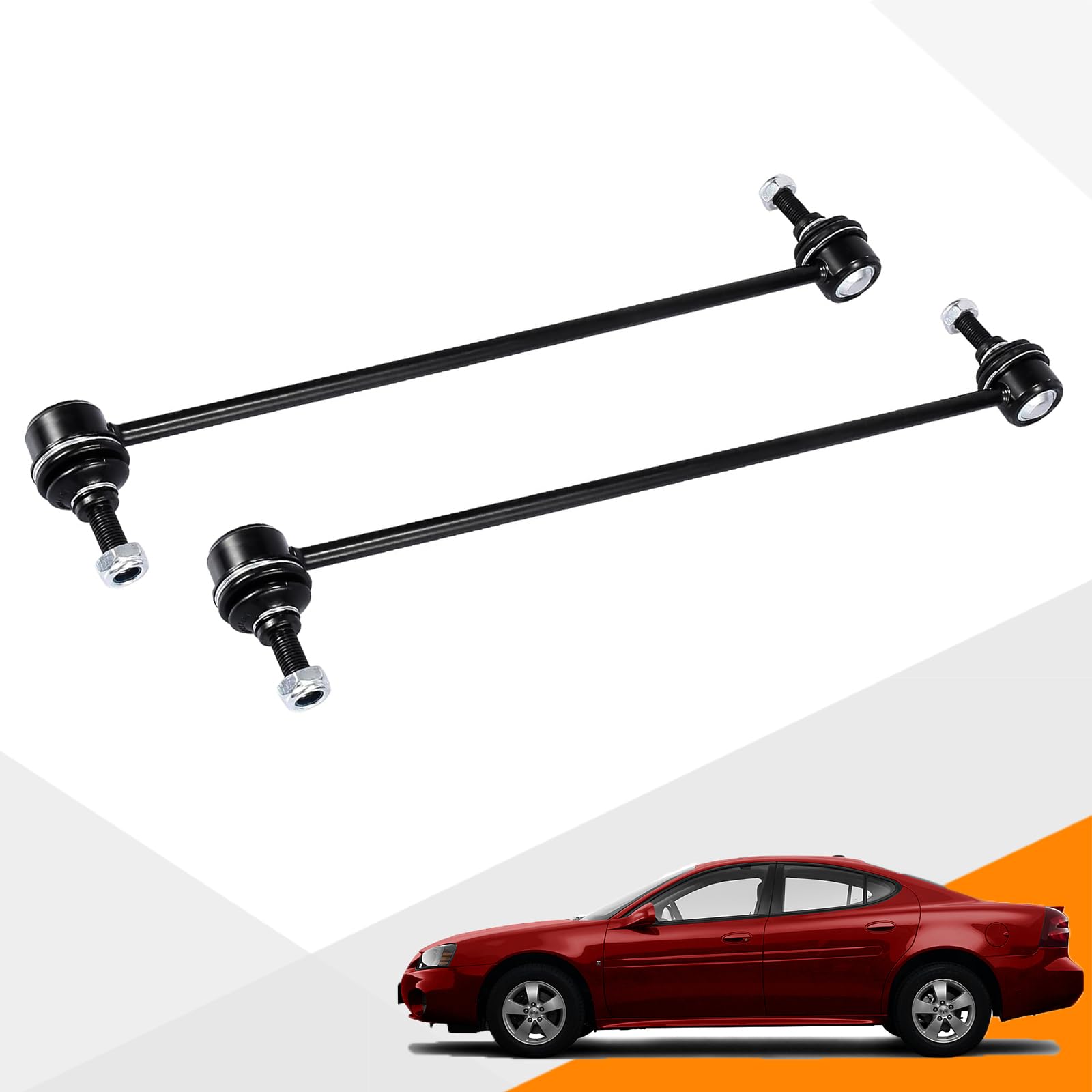 Xopiyao K80852 Front Sway Bar End Link Kit Compatible For Saturn Relay 2005-06 Fwd & 2007, Pontiac Grand Prix 2004-08, Montana 2