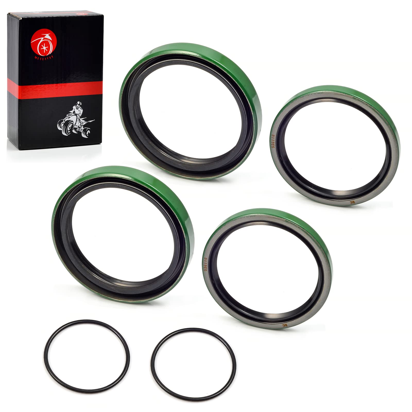 Front Wheel Strut Hub Seal Kit Both Sides Compatible with Polaris Sportsman 335 400 500 Magnum 325 425 500 Scrambler 400 500 Wor