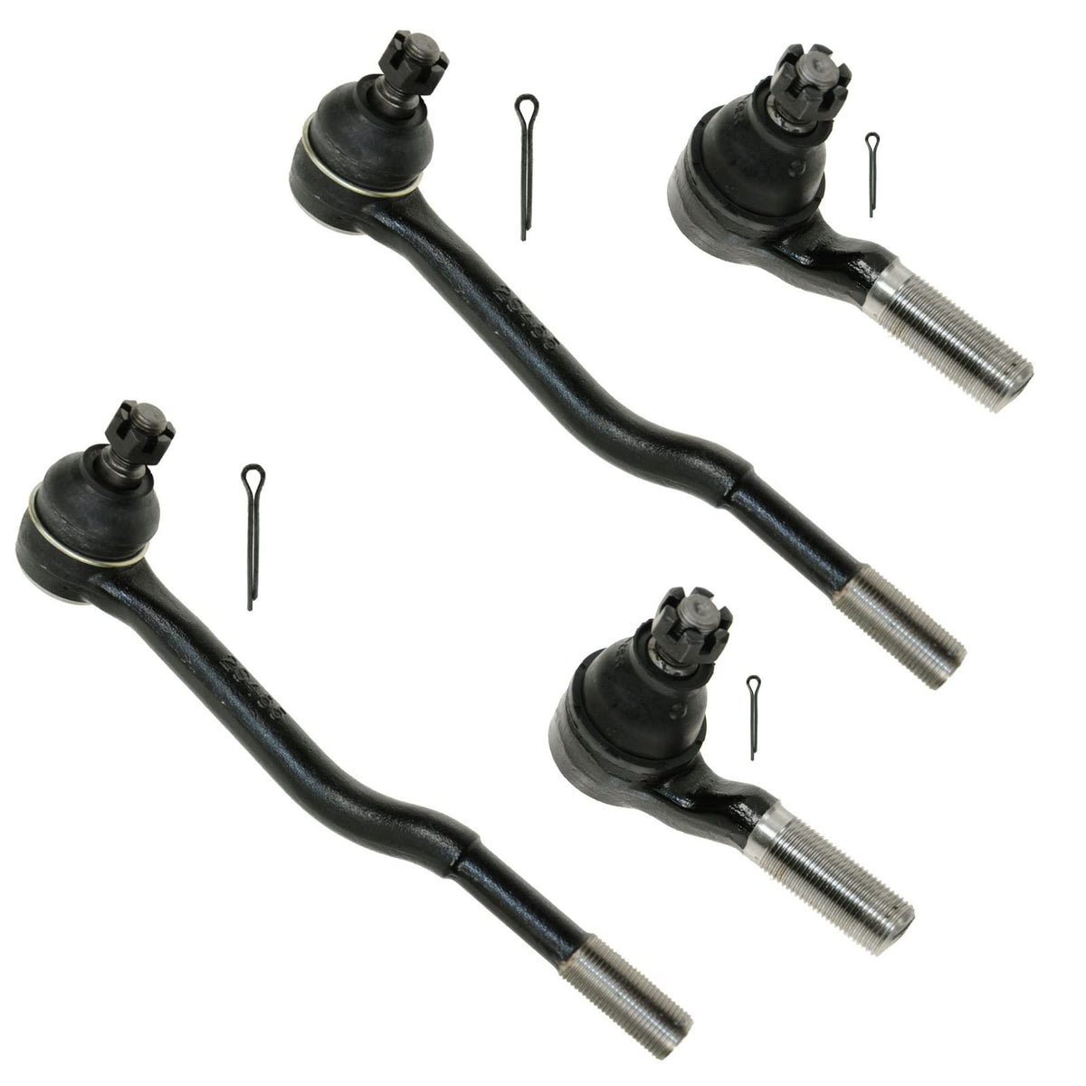 Trq Front Tie Rod Set Compatible With 1998-2004 Nissan Frontier