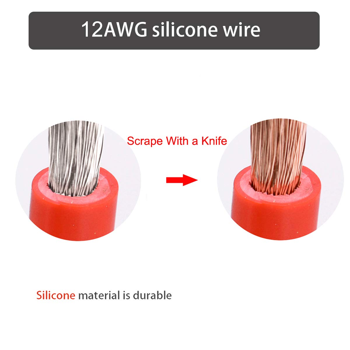 [2 Pack] Sparking 3Ft 12Awg Sae To Sae Extension Cable 2Pin Bullet Quick Connect Heavy Duty Wire Harness With Waterproof Cap(3Ft)