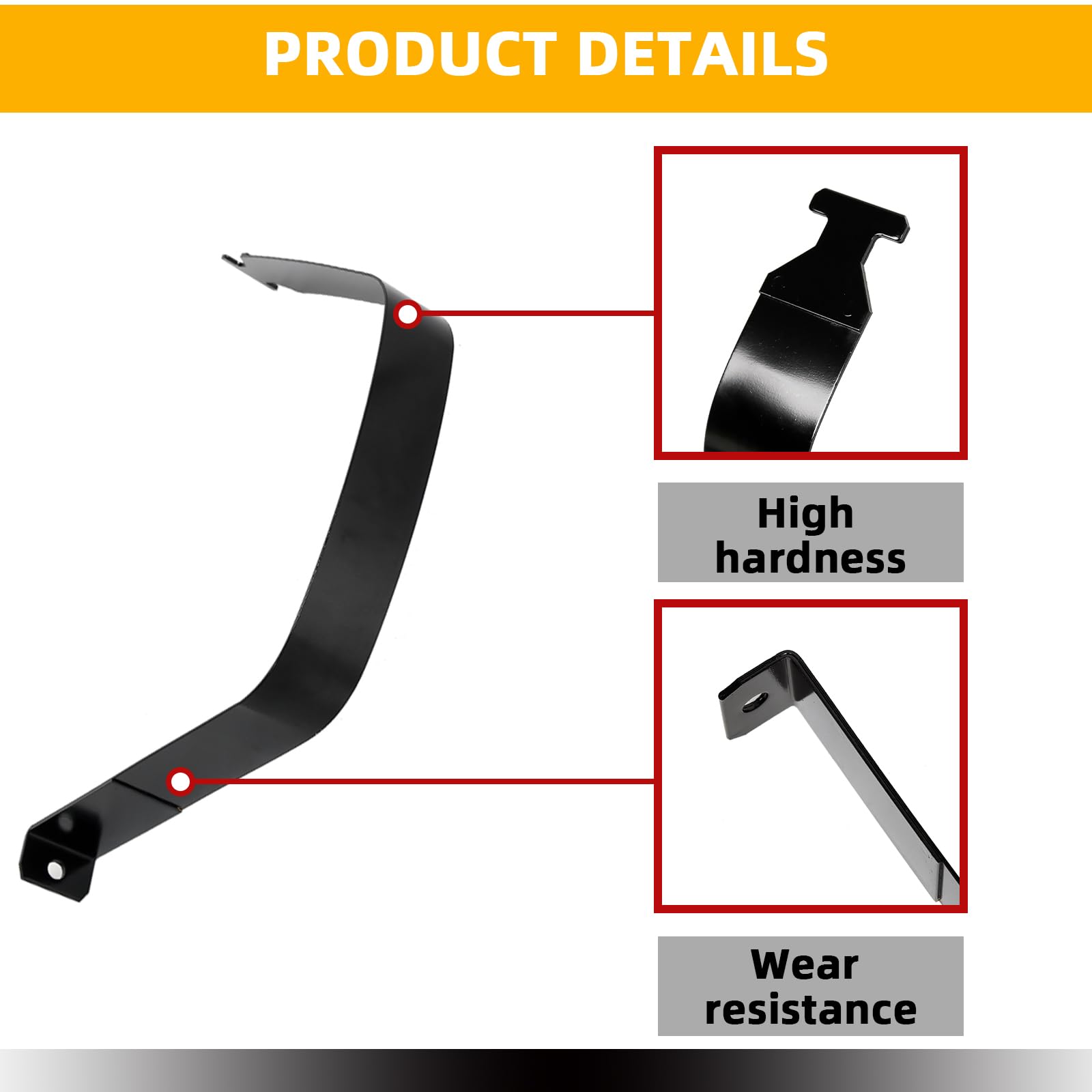 ST191 Fuel Tank Straps Gas Set For 94-02 Dodge Ram Pickup Truck