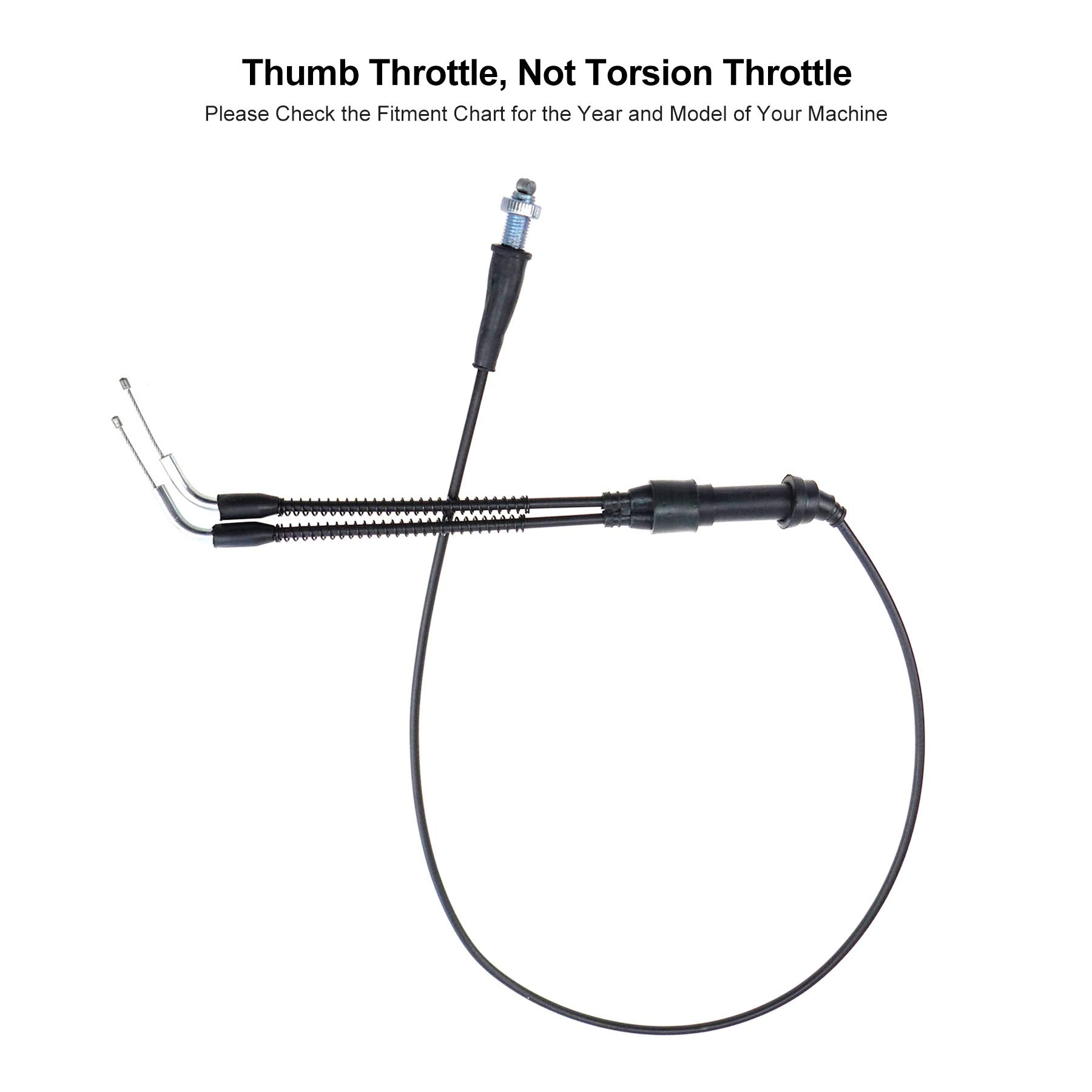 Atv Throttle Cable, Motion Pro Tors Eliminator Replacement Throttle Cable For 1987-2006 Yamaha Banshee 350 Yz350, 01-0813