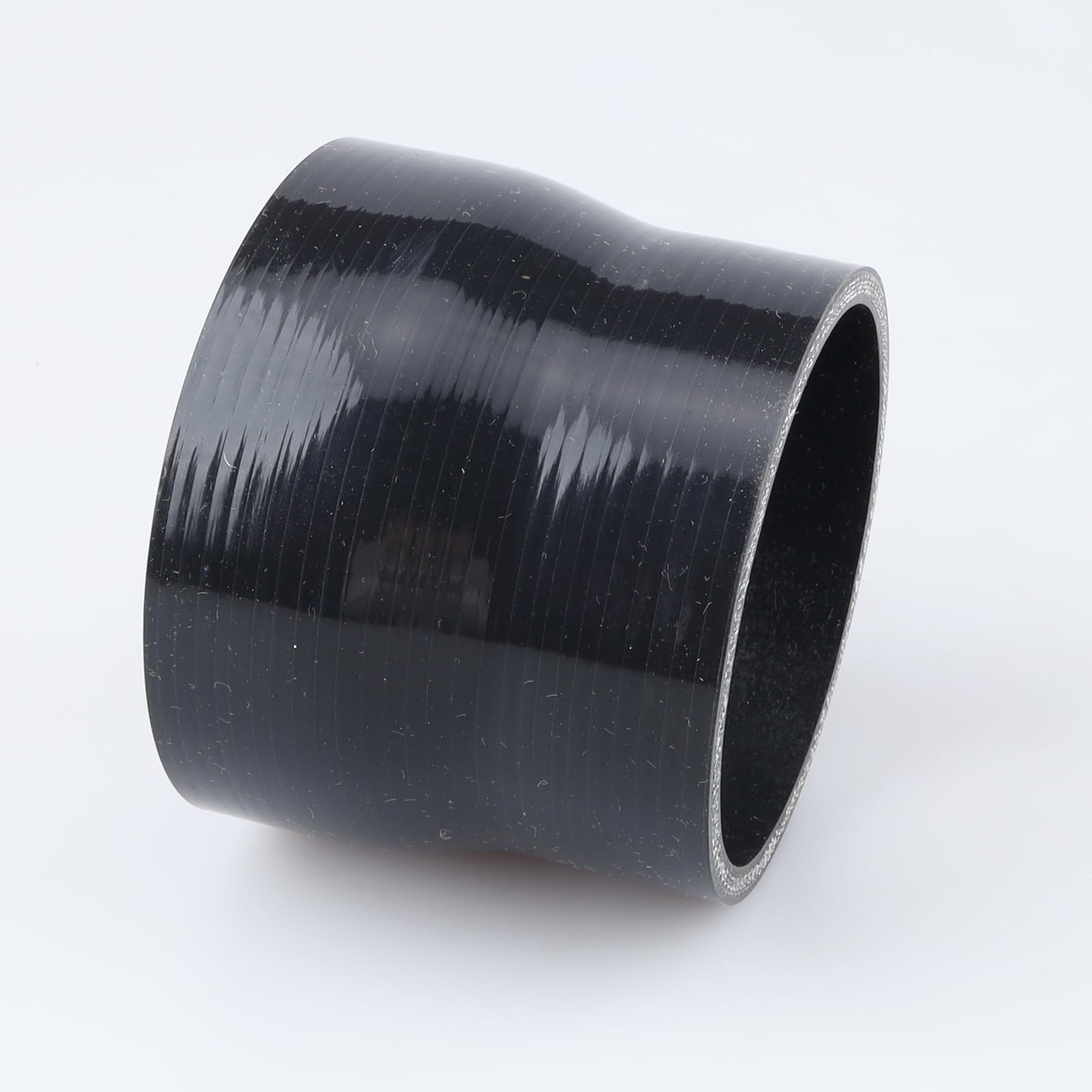 AC PERFORMANCE 3.5 to 3.15 Straight Reducer Silicone Hose, 4-Ply Reinforced, Black, 3 Length, Universal Automotive Accessory