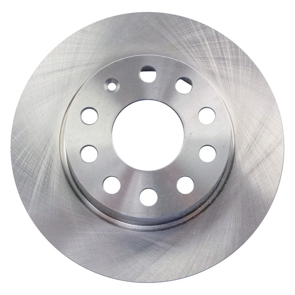 Trq Rear Brake Rotors Set Solid Compatible With 2019-2021 Volkswagen Jetta 2022-2023 Taos