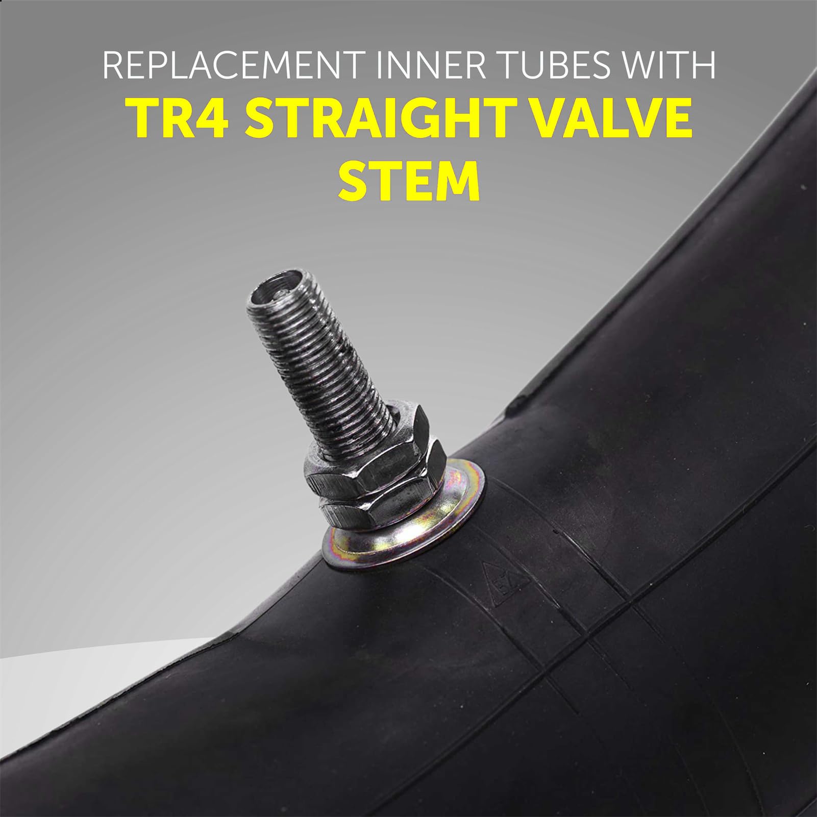 Ar-Pro (2-Pack) 2.50/2.75-10 Dirt Bike Replacement Inner Tubes Heavy Duty|Compatible With Honda Crf50 /Xr50, Razor Mx650 / Mx500, Suzuki Drz70 / Jr50, Yamaha Pw50