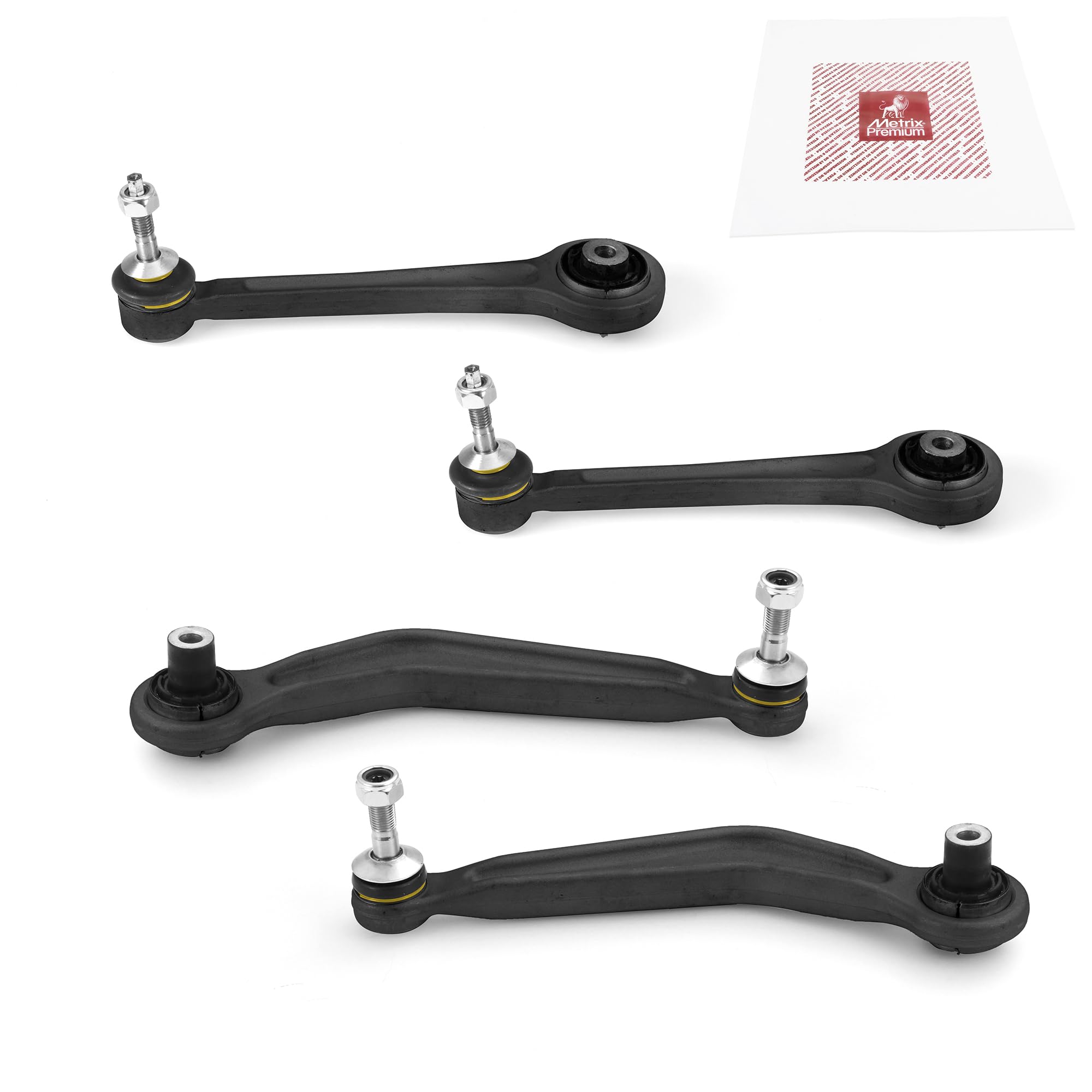 Metrix Premium Chassis Parts - 4 Pc L/R Rear Upper Forward & L/R Rear Upper Rearward Control Arm Kit Fits 03 Bmw 525I, 03 530I,