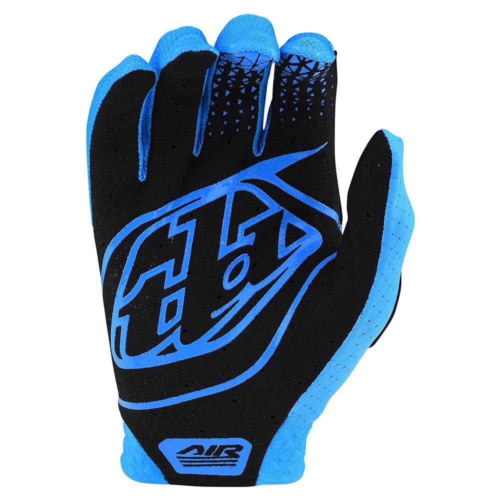 Troy Lee Designs Motocross Motorcycle Dirt Bike Racing Mountain Bicycle Riding Gloves, Air Glove (Cyan, Medium)