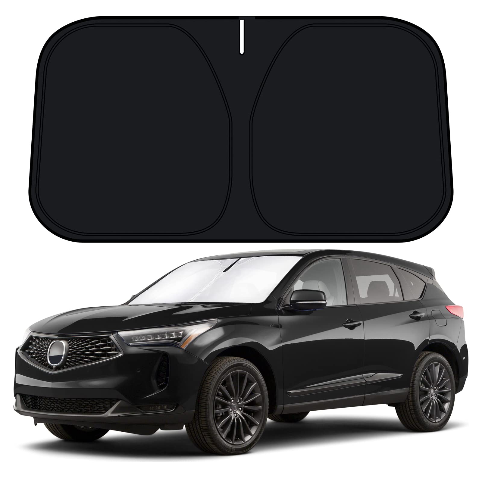 D-Lumina Windshield Sun Shade For 2019 2020 2021 2022 2023 Acura Rdx Accessories, Front Window Sunshade Sun Visor Protector Bloc
