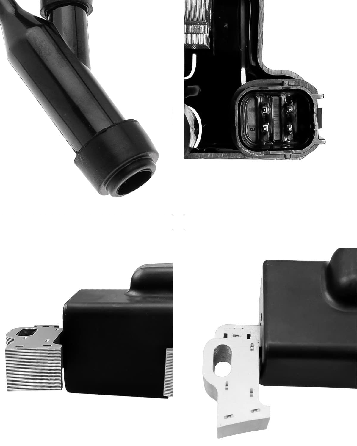 Ignition Coil with 4 Prong Connector Replaces 30500-Z5T-003 30500-Z5R-003 Fit for Honda Gasonline Engines GX240 GX270 GX340 GX39