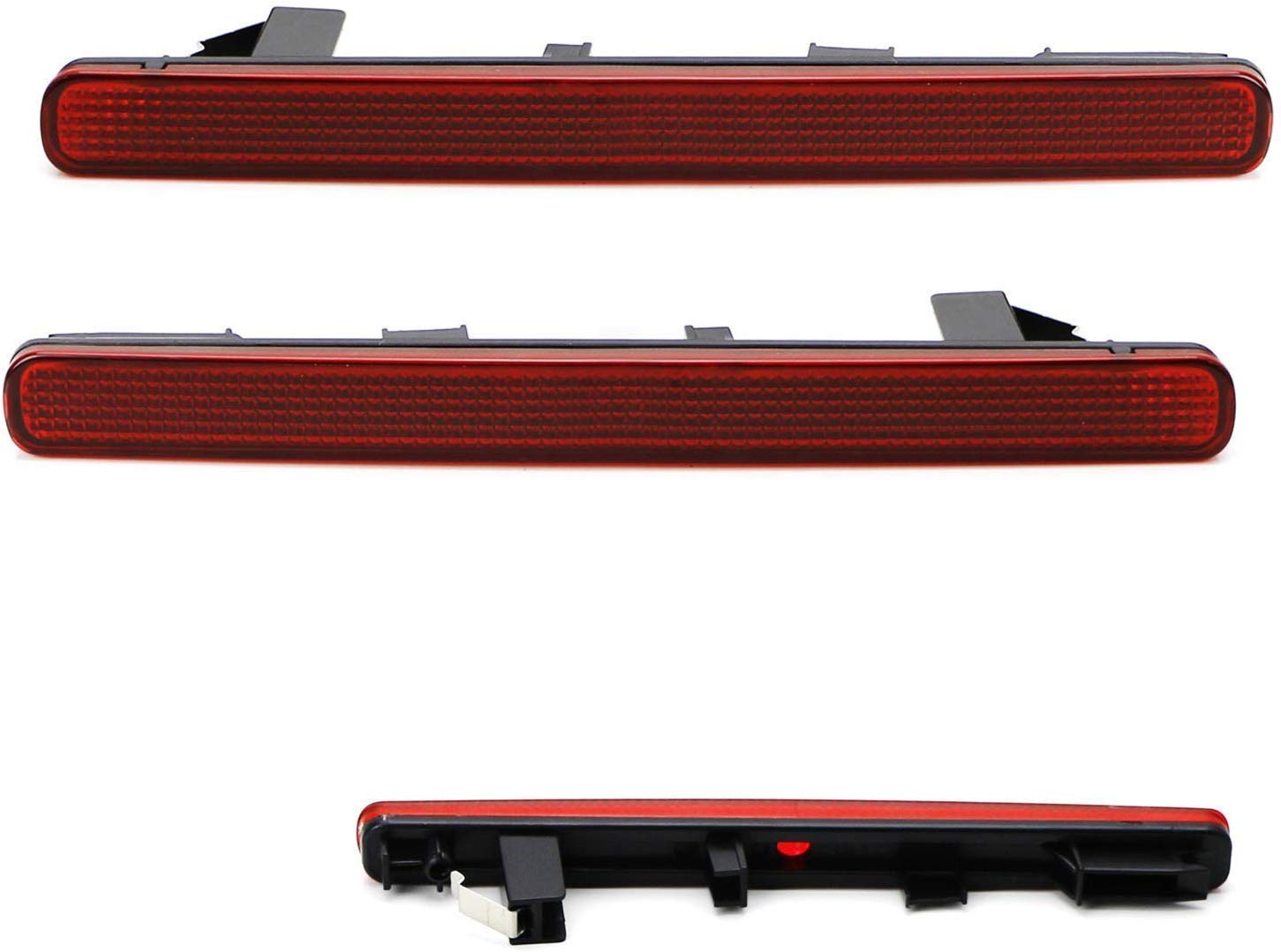 Ijdmtoy Red Lens Rear Bumper Reflector Lenses Compatible With 2009-2014 Acura Tsx (Euro Accord), Oe-Spec Lh Rh Assembly