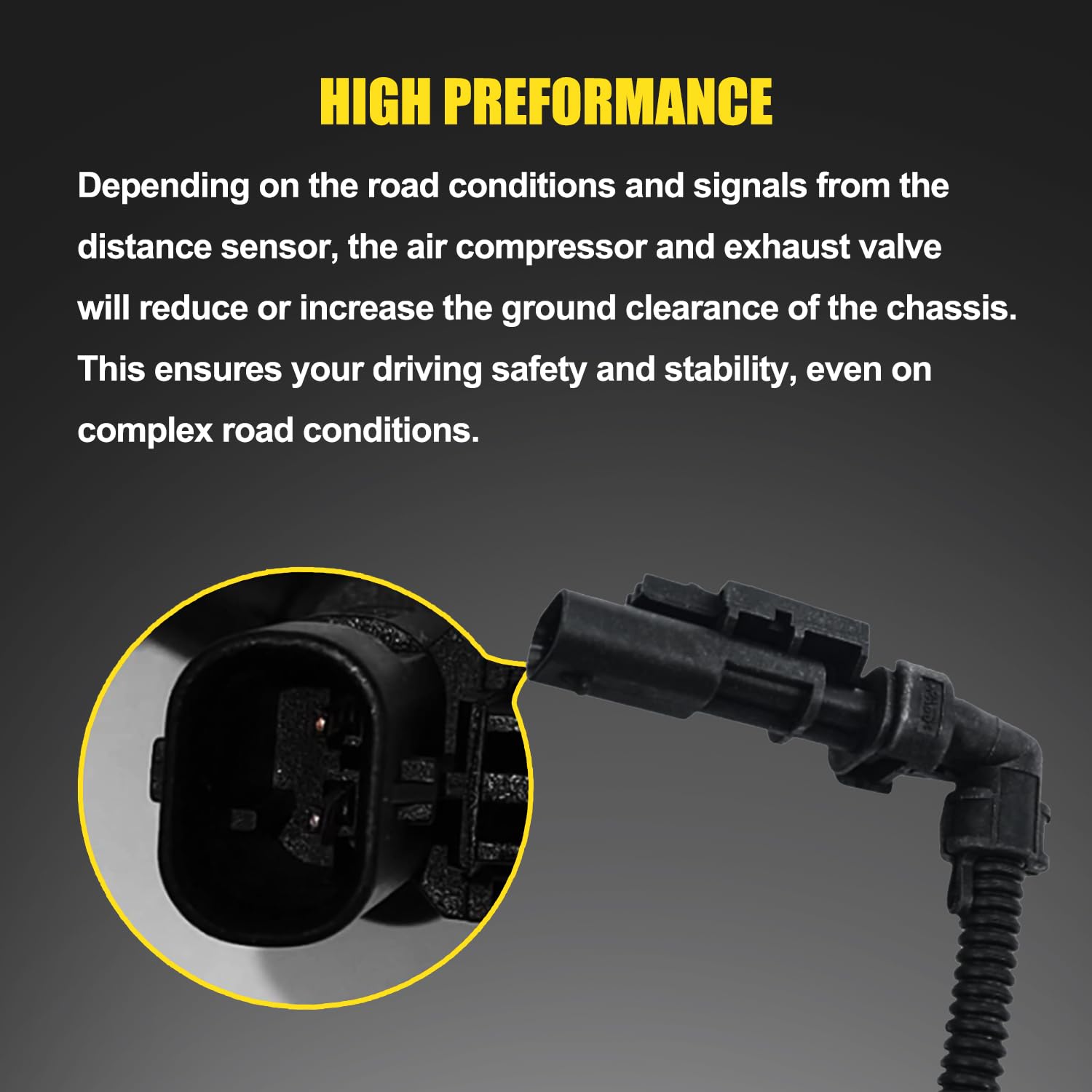 Yutmatin 84176675 580-1106 Rear Air Shock Strut Absorbers Compatible with Cadillac Chevy Suburban Tahoe GMC Yukon XL 2015-2020 2