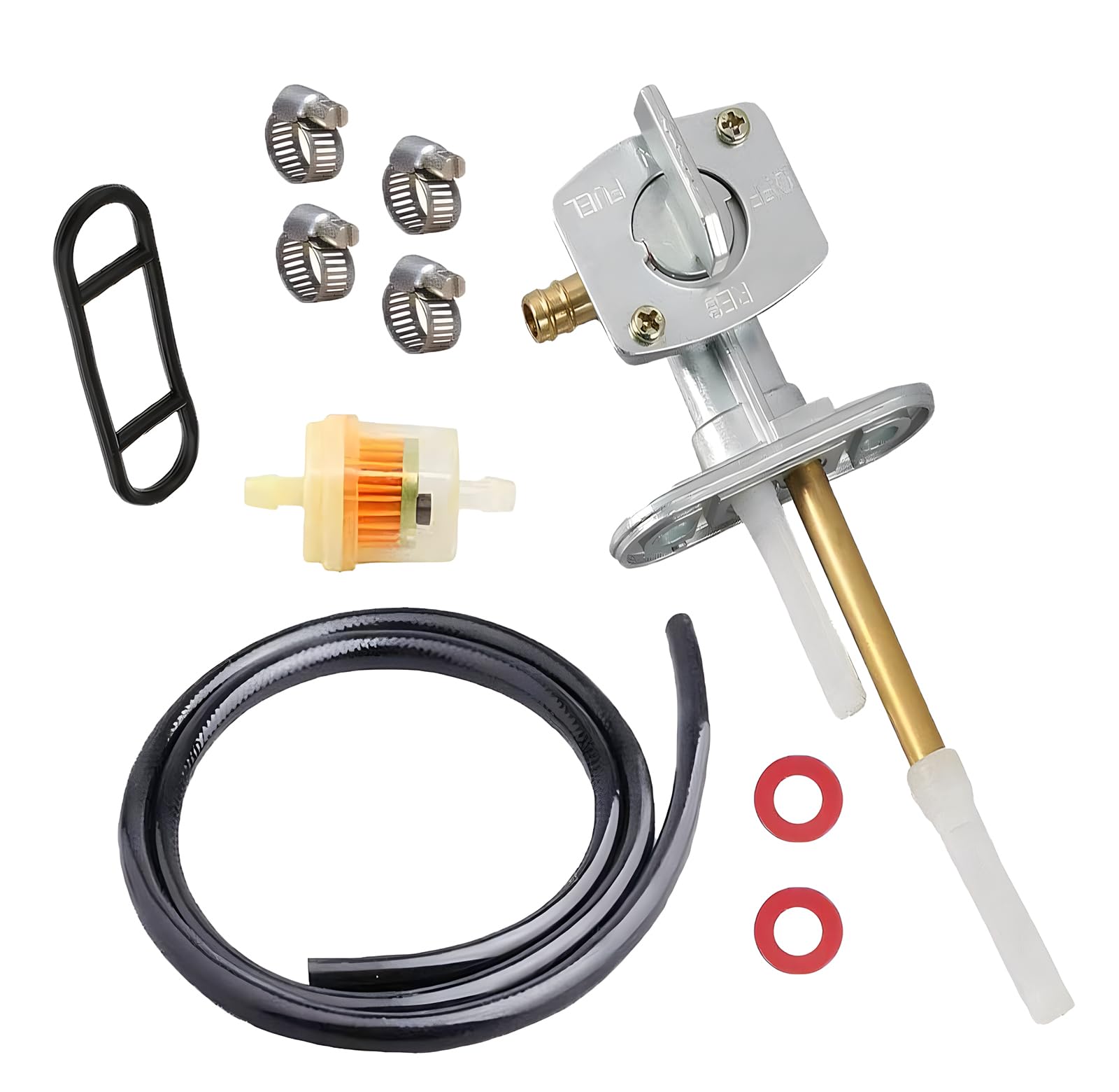 Fuel Tank Switch Valve Petcock For Yamaha Big Bear/Raptor Warrior/Wolverine,Suzuki Ltz 250/400,Polaris Predator 500, Kawasaki At