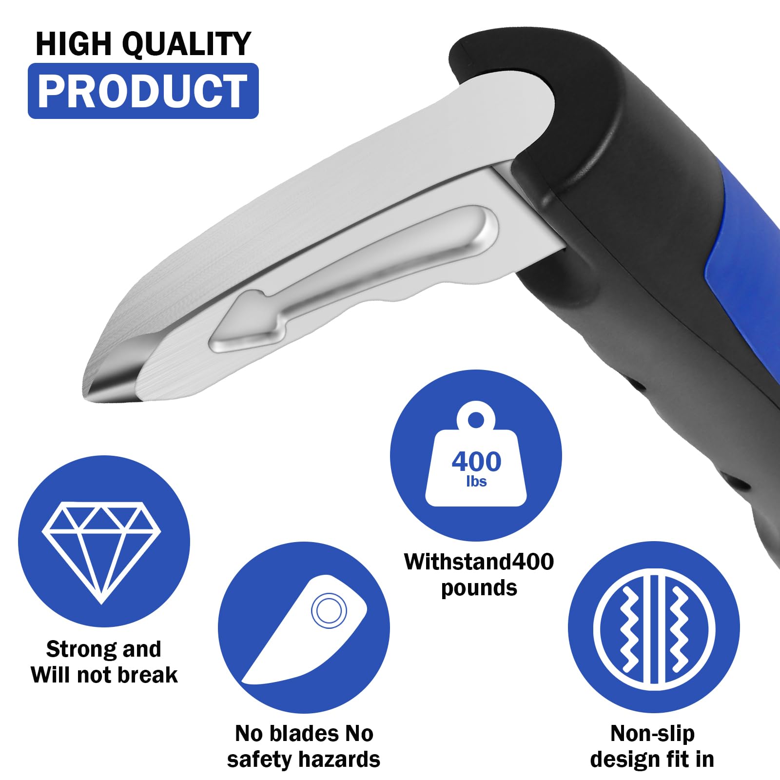 2 Pcs Car Door Assist Handle, Multifunction Car Handle Assist, Vehicle Support Handles Seatbelt Cutter Window Breaker Portable A