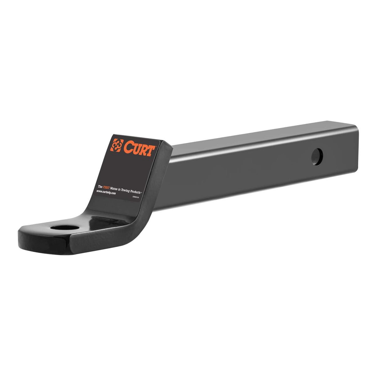 Curt 45260 Class 3 Trailer Hitch Ball Mount, Fits 2-Inch Receiver, 7,500 Lbs, 1-Inch Hole, 2-In Drop, 3/4-Inch Rise