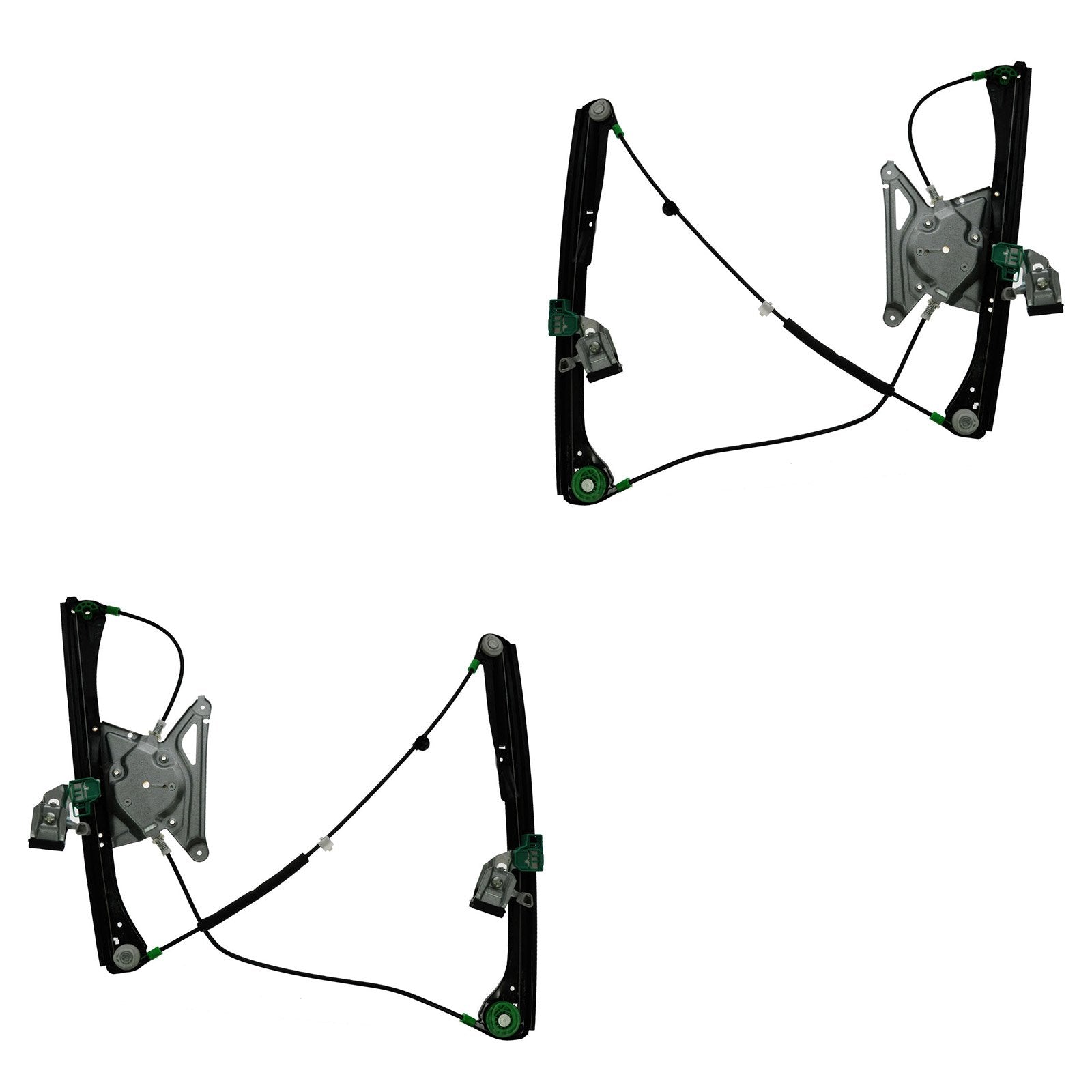 Trq Front Power Window Regulator Set Compatible With 1996-2001 Audi A4 A4 Quattro 2000-2002 S4