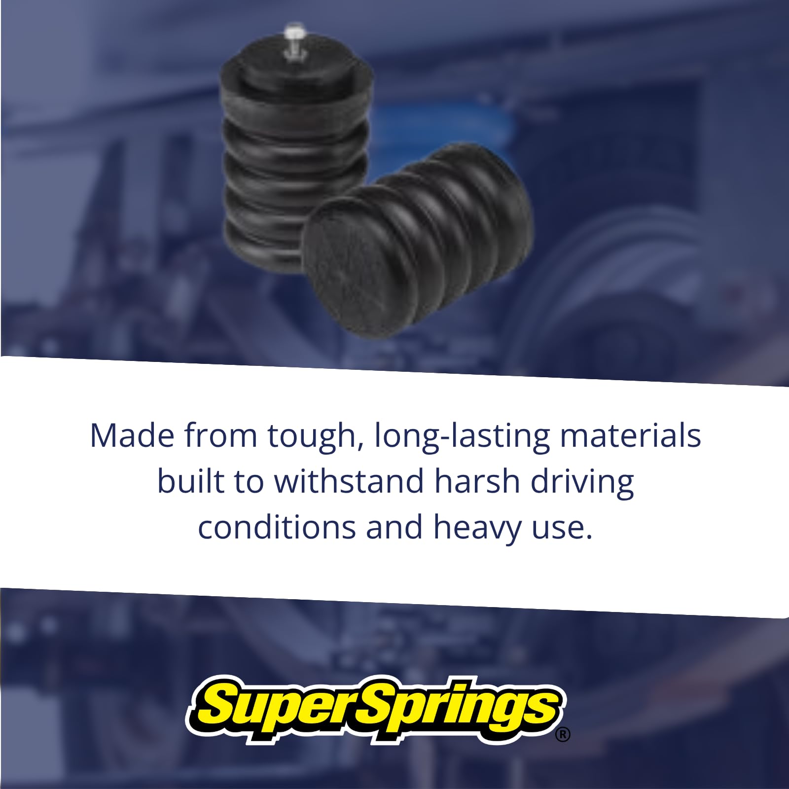 SuperSprings SSF-281-47 SumoSprings Front Solo for Chevrolet Kodiak 4500/5500, GMC TopKick 4500/5500 Left/Right Pair 1500 (lb) C