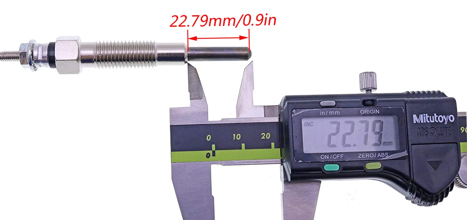 Jeenda 3Pcs Glow Plug For Mahindra 2015 2216 2415 2516 2615 2816 3016 Max 24 Hst Max 26 Hst Max 25 Hst