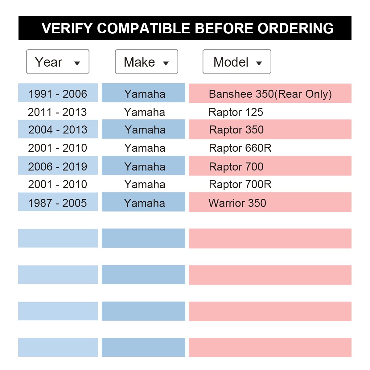 Vlaoschi Black Forged 4X115 Atv Wheel Spacers 1 Inch With 10X1.25 Studs Compatible With Yamaha Arctic-Cat 4 Lug 4/115 For 300 400 500 Prowler Xt 550 650 700 | Raptor 125 350 660R 700 - Pack Of 4
