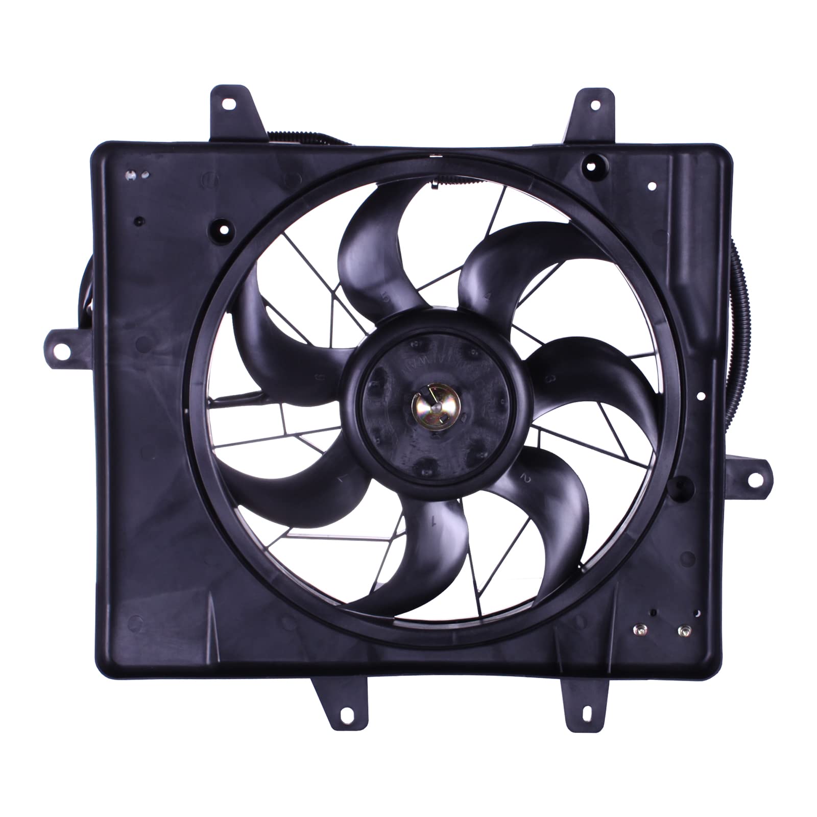 TYG OE Replacement(CAPA Quality) Cooling Fan for 2006-2010 Chrysler PT Cruiser 2.4L w/o Turbo | OE No. 5179470AA | Partslink No.