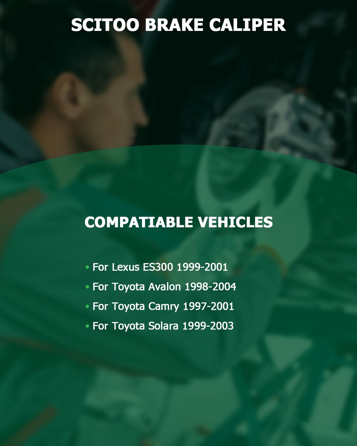 Scitoo 19B1975 Front Right Disc Brake Caliper Assembly W/Bracket For Lexus For Es300 1997-2001,For Toyota For Avalon 1998-2004,F