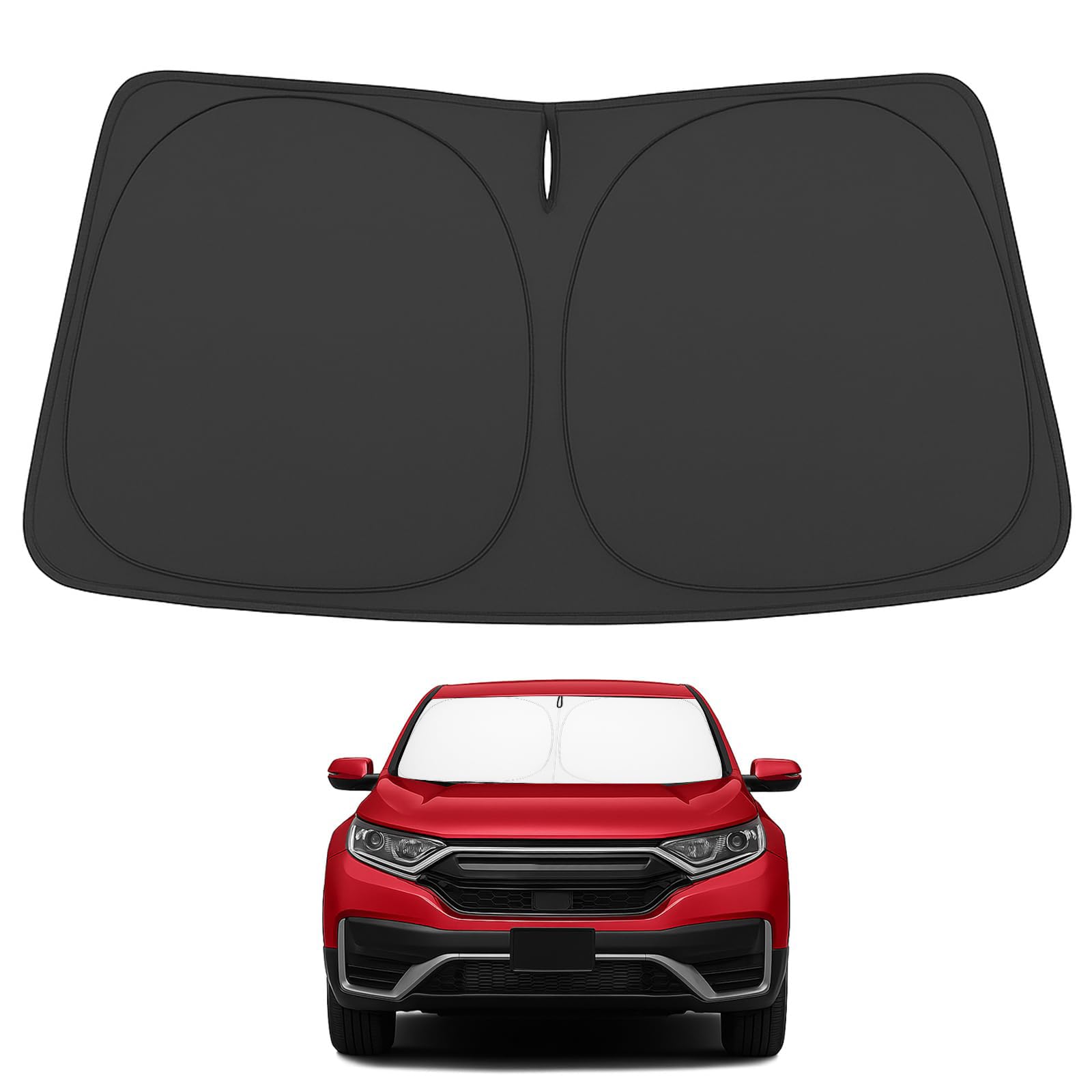 Proadsy 2025 Upgrade Windshield Sunshade Custom For Honda Crv 2022 2021 2020 2019 2018 2017 Block Sun & Uv Foldable Front Window