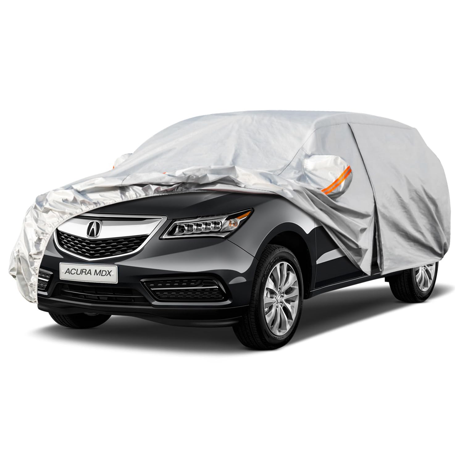 Kayme 6 Layers Suv Car Cover Custom Fit For Acura Mdx (2001-2024) Waterproof All Weather For Automobiles, Outdoor Full Cover Rai