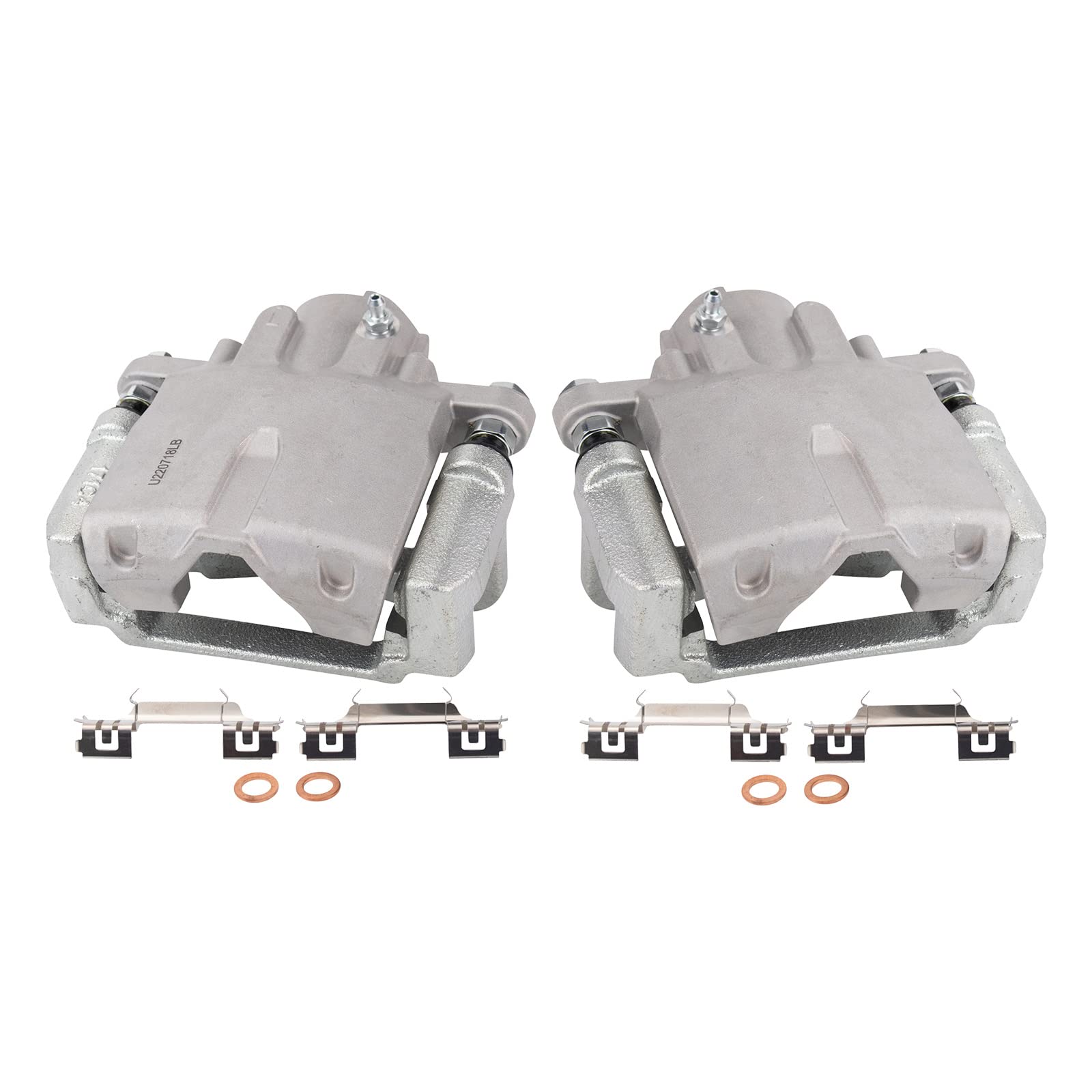 Trq Rear Brake Caliper Set Compatible With 2004-2009 Cadillac Srx