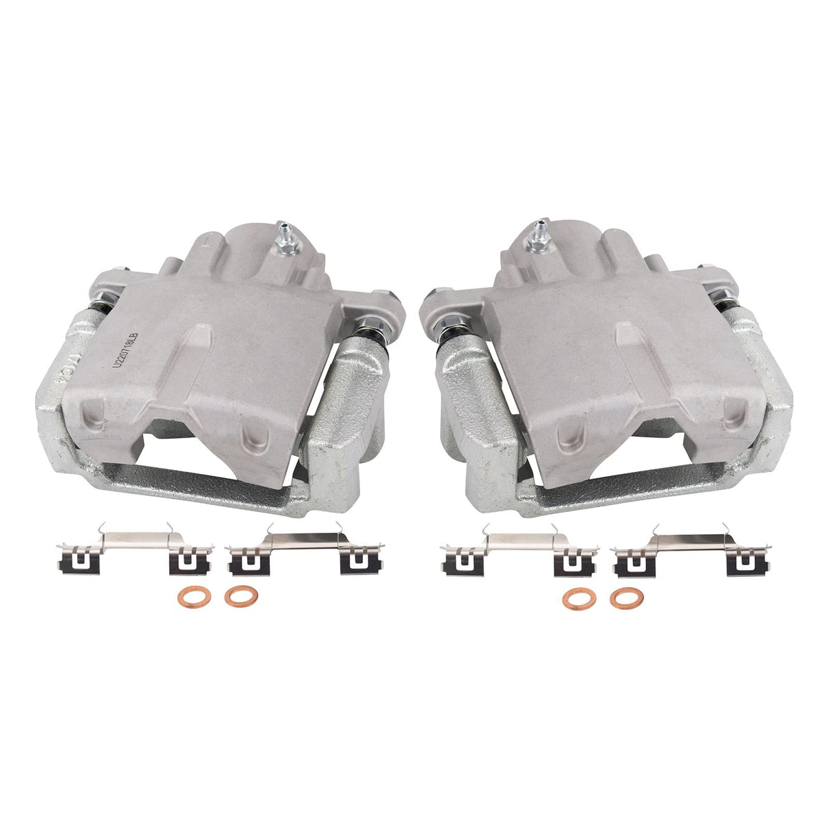 Trq Rear Brake Caliper Set Compatible With 2004-2009 Cadillac Srx