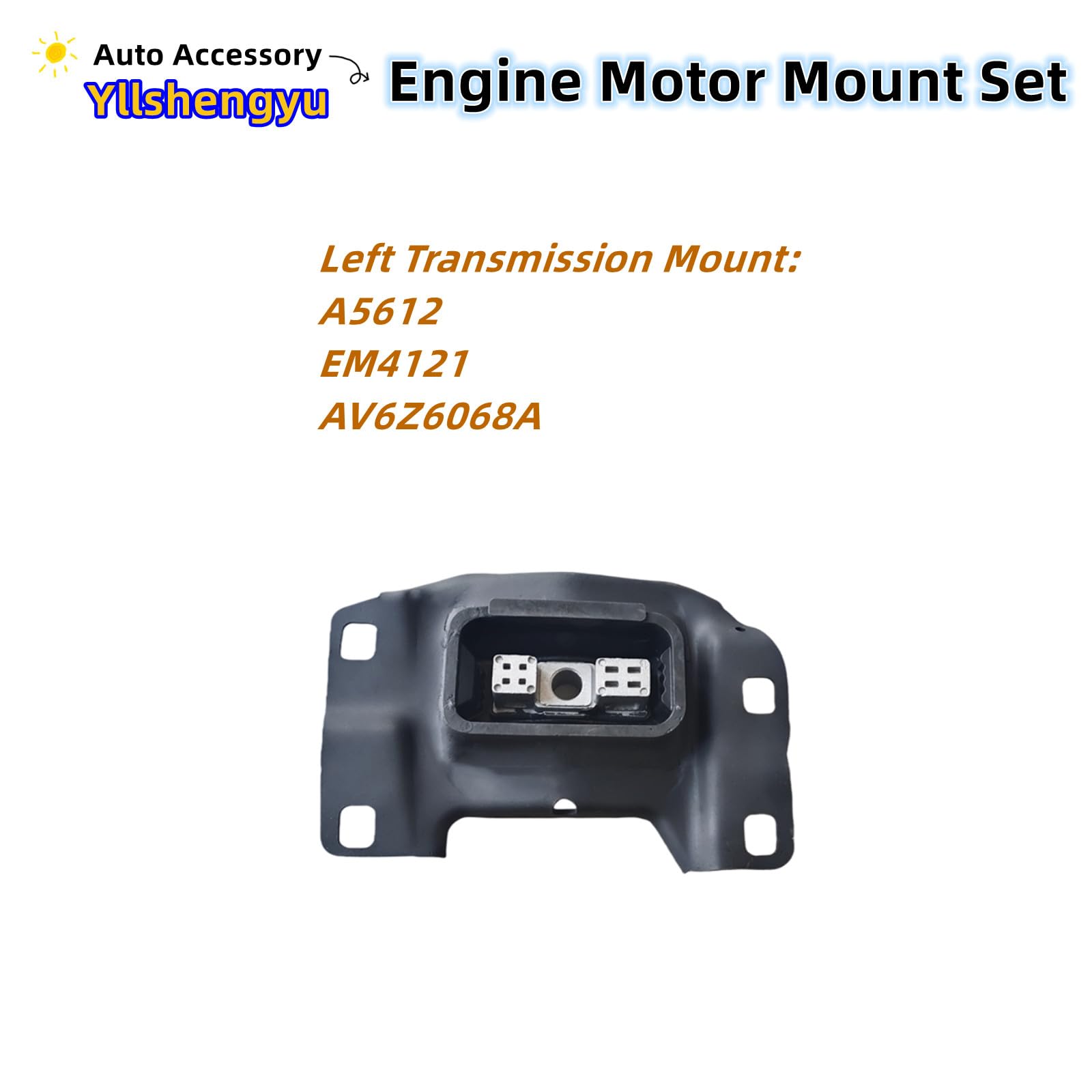 3Pcs Engine Motor Transmission Mount Set Compatible With Focus 2012 2013 2014 2015 2016 2017 2018 2.0L L4 Replacement For A5520