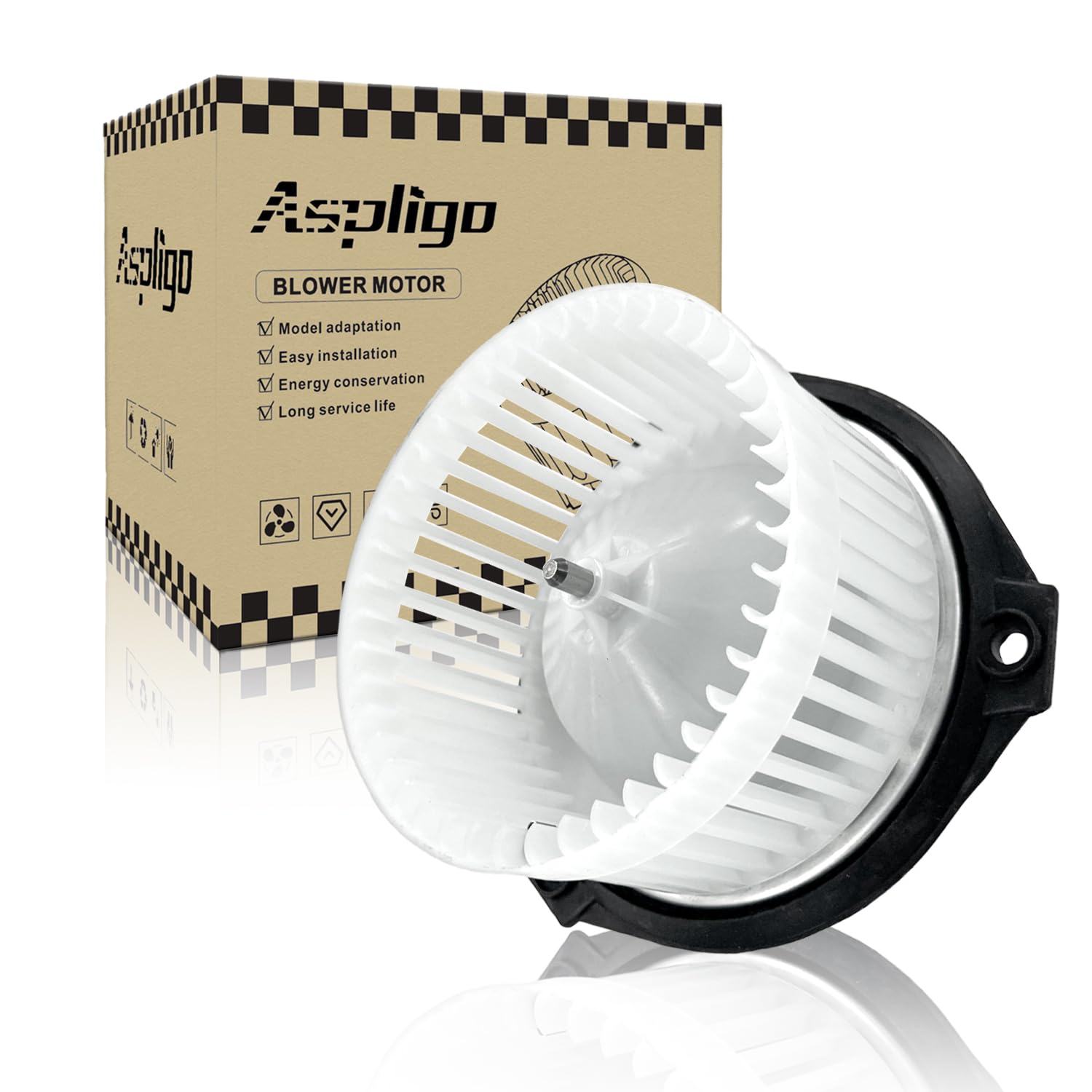 Aspligo 700073 Ac Heater Blower Motor Fan Assembly Fit For Buick Century 2001-2005, Regal 2001-2004, For Chevy Impala Monte Carl