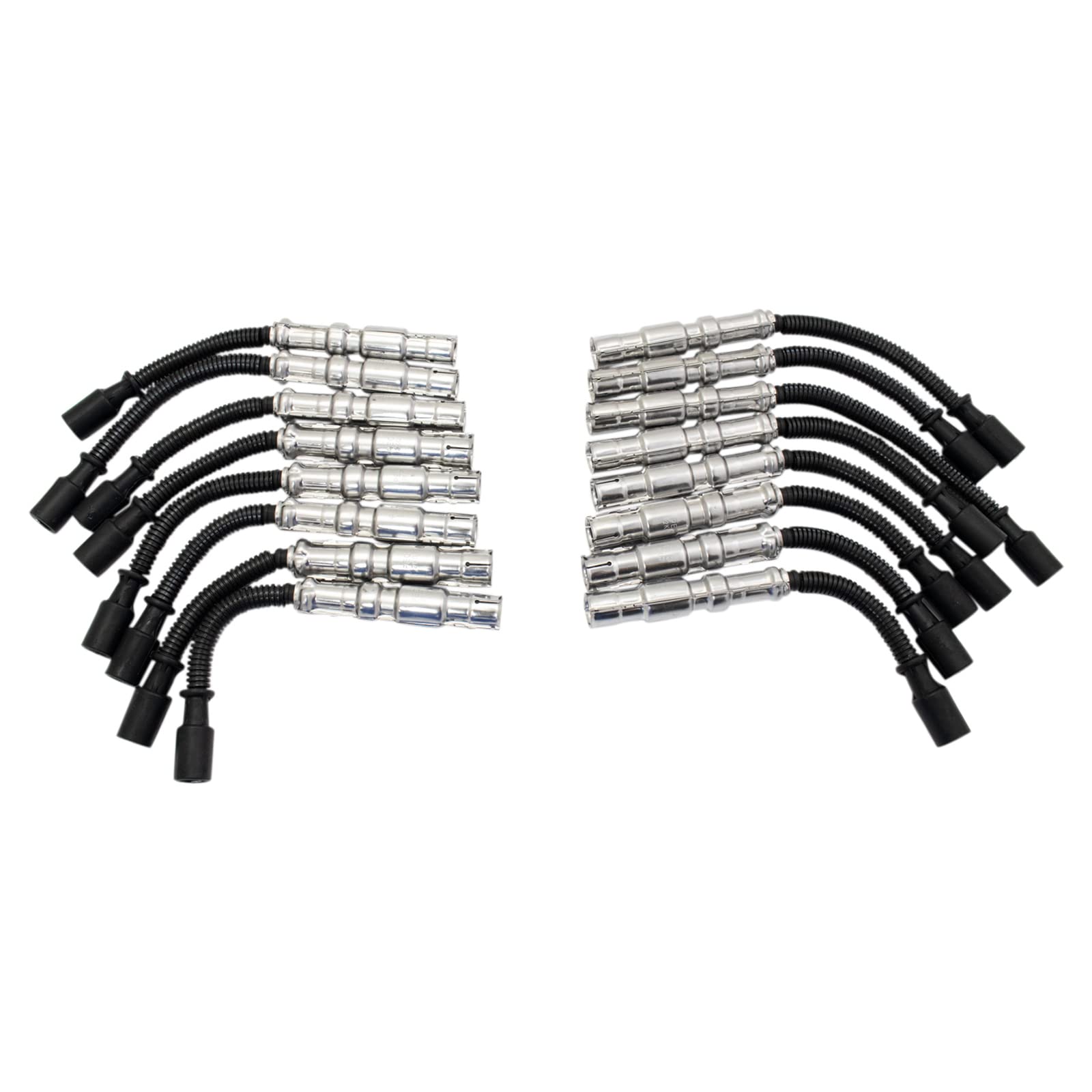 Trq Ignition Spark Plug Wire Kit Set For Mercedes Benz V8 New