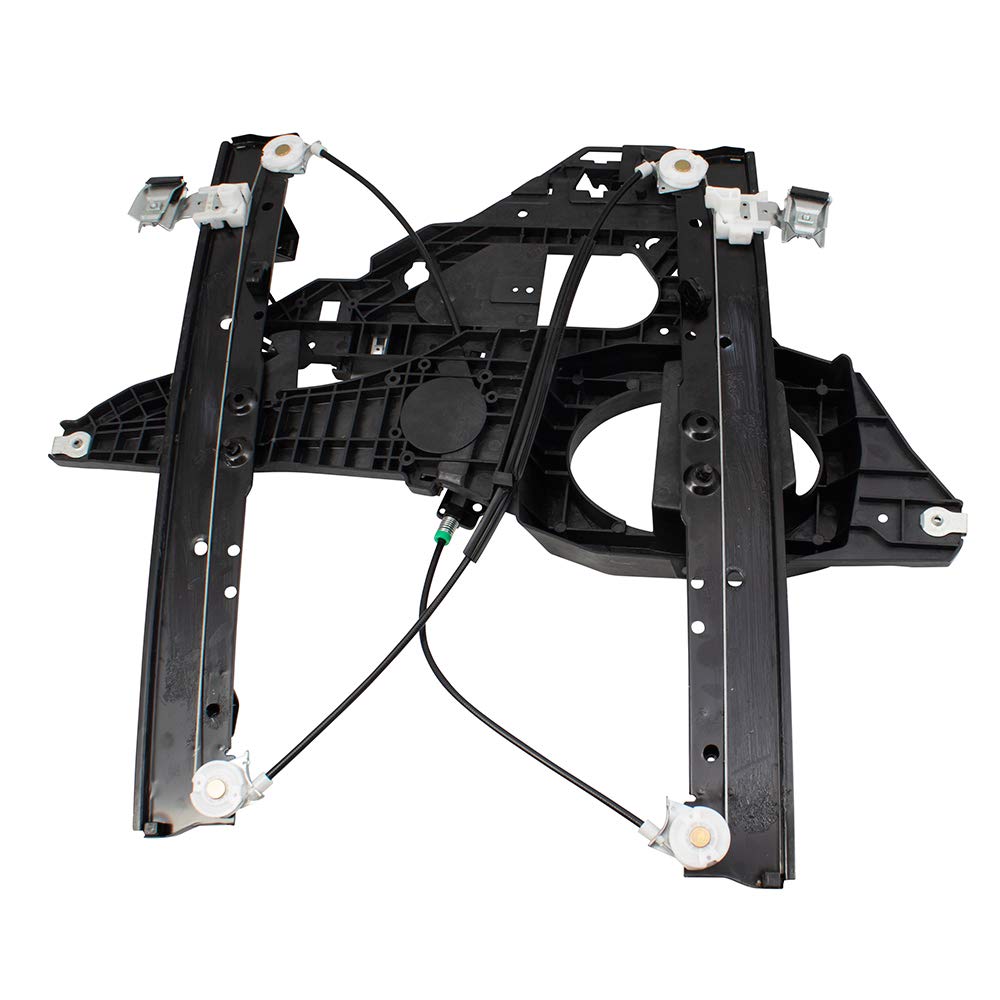 Brock Aftermarket Replacement Front Passenger Right Power Window Regulator Without Motor Compatible With 2007-2017 Ford Expediti