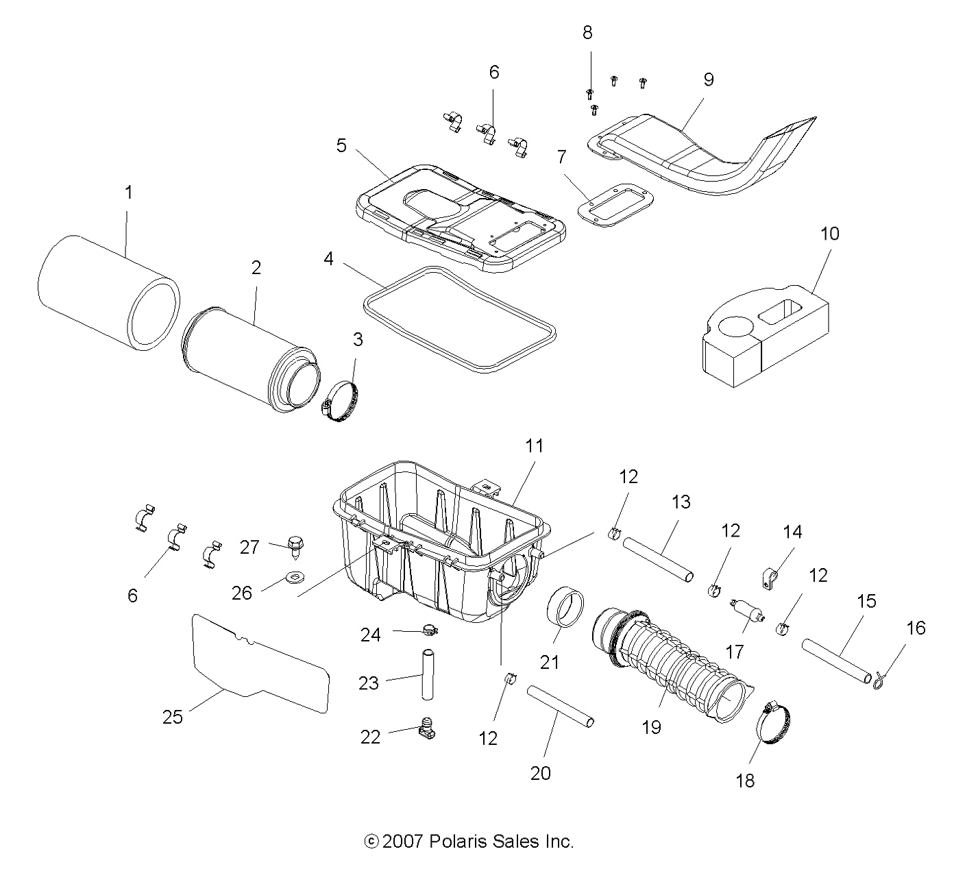 Polaris Atv Body Boot, 39 Mm, Genuine Oem Part 5412962, Qty 1