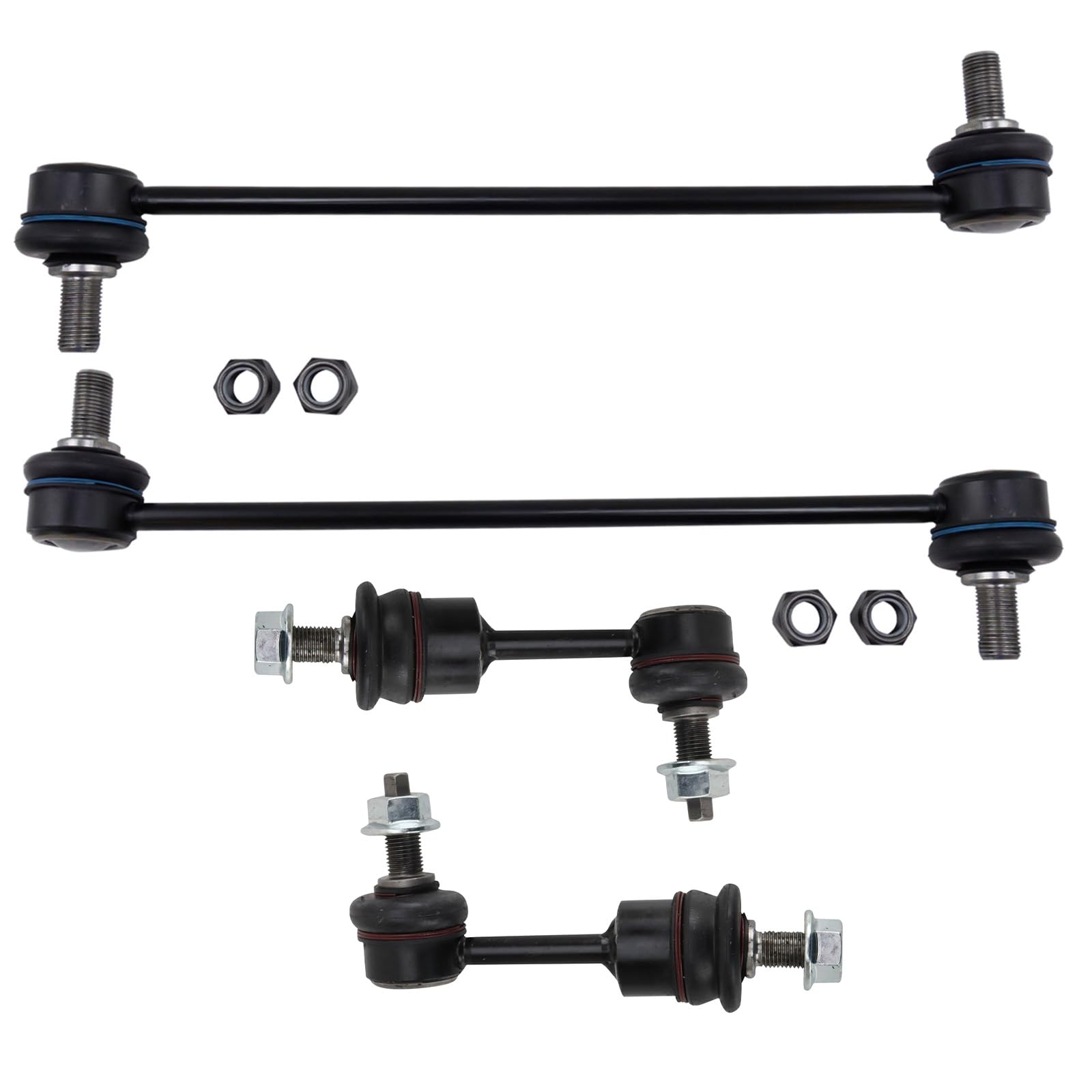 Trq Front & Rear Sway Bar Stabilizer Link Set Compatible With 2016-2019 Hyundai Tucson 2017-2020 Kia Sportage