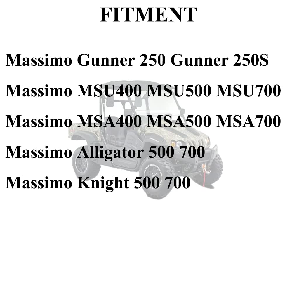 Chikia Oil Filter Replacement OF153B-1 for Massimo UTV MSU 500/700/400 - Steel, Oil Filter, Durable and Reliable