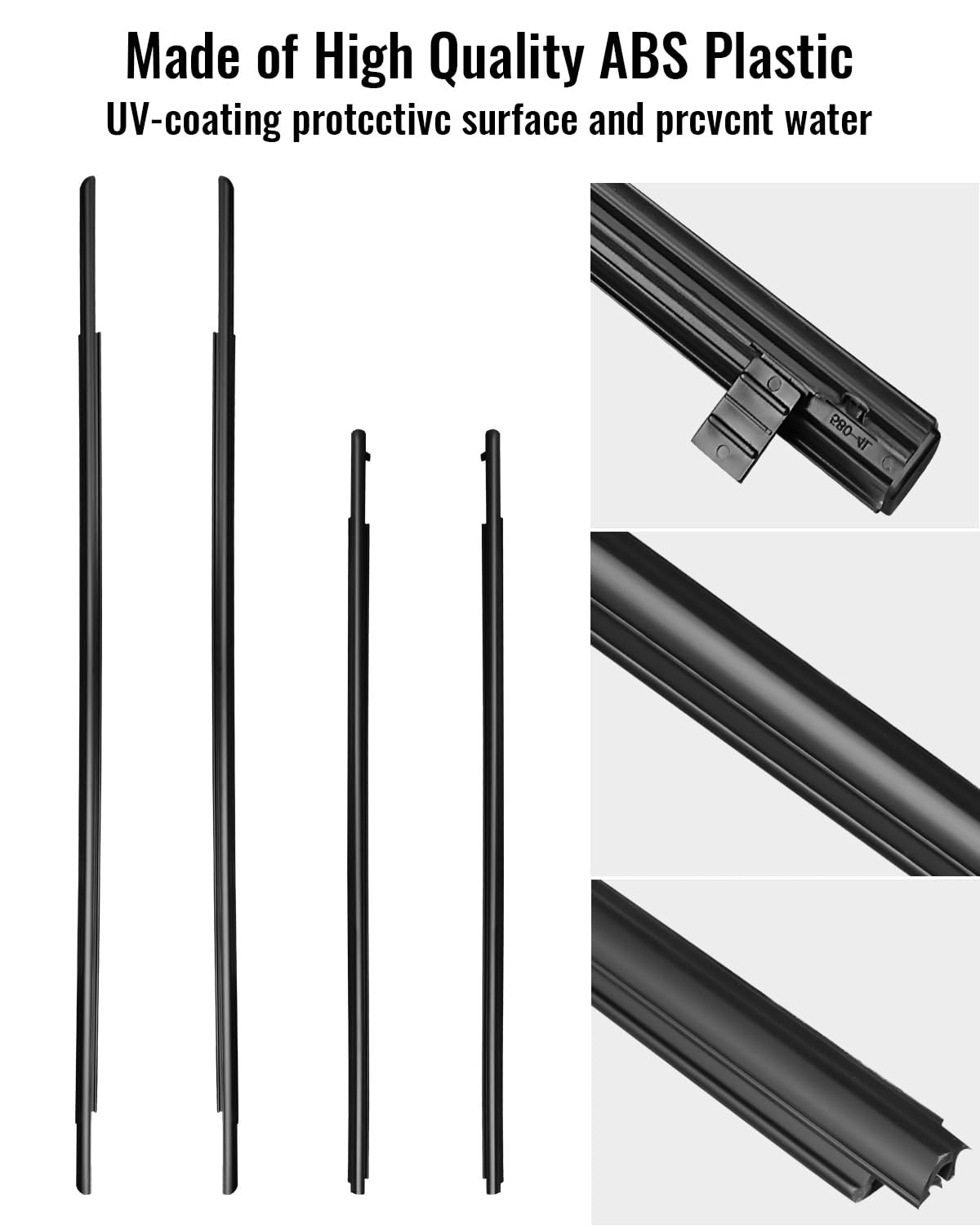 Weatherstrip Window Moulding Trim Seal Belt Fit For Toyota Sienna 2011-2020 Replace 6816008020 6818008020 6821008020 6823008020
