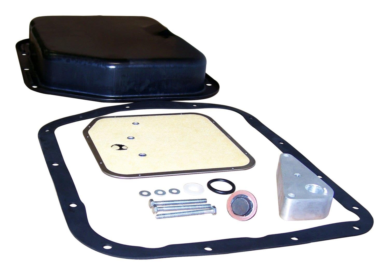 Crown Automotive-24001 RT Off-Road Deep Transmission Pan Kit - Black