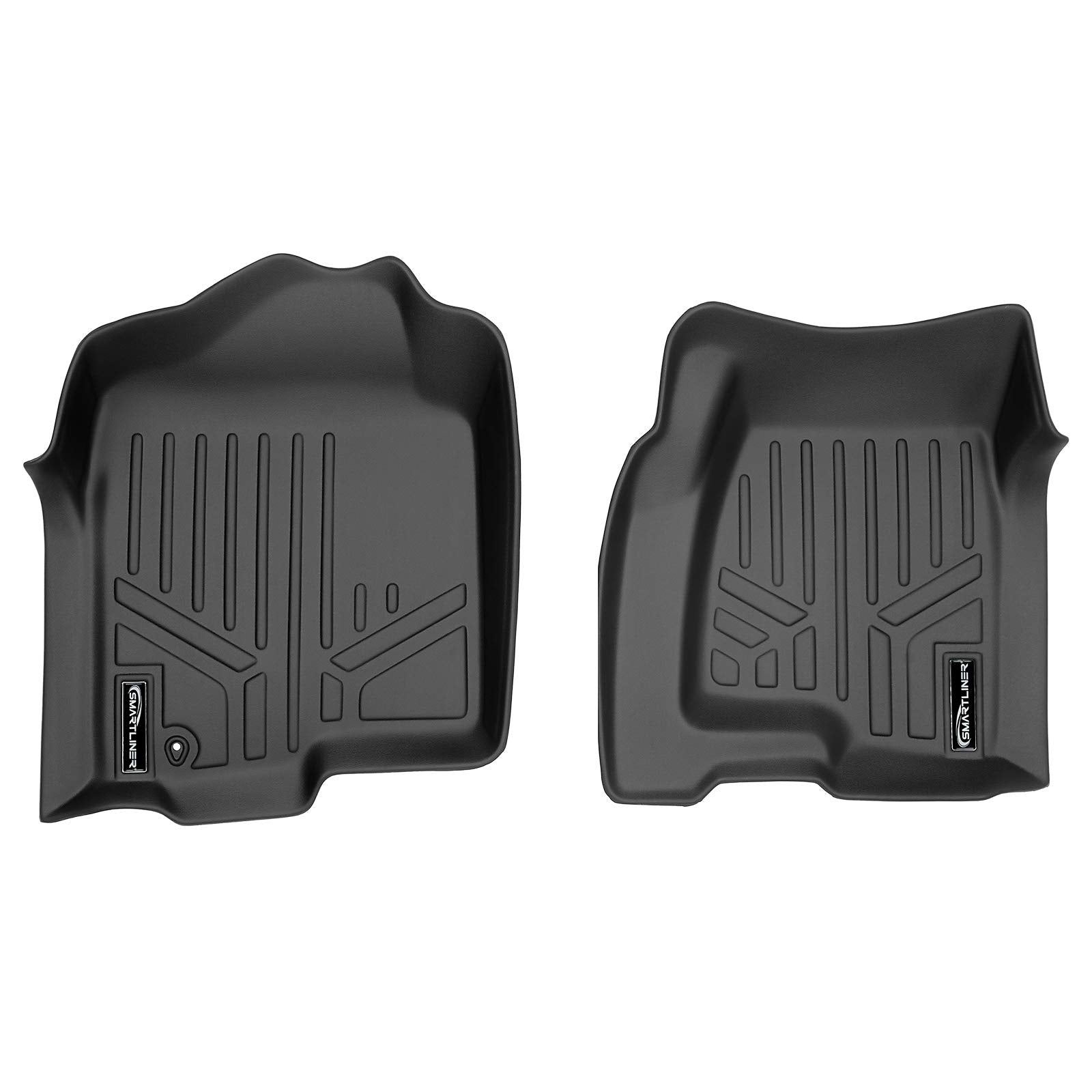Maxliner Floor Mats 1St Row Liner Compatible With 1999-2007 Silverado/Sierra 1500/2500/3500/2000-2006 Tahoe/Yukon/Suburban/Yukon